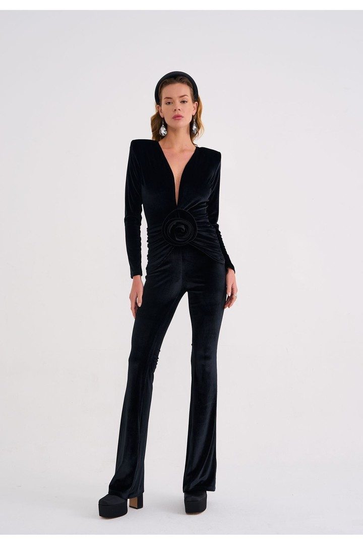 La Sarta Overall Nacht in Paris Jumpsuit