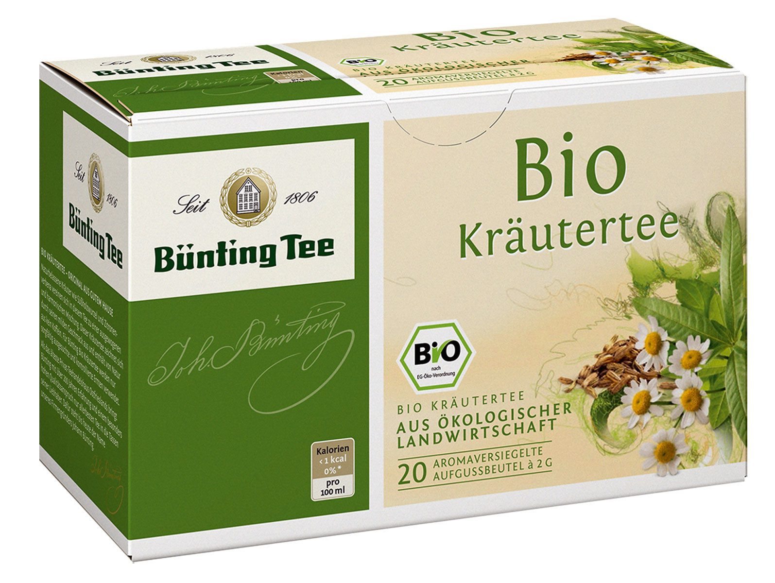 Bünting Tee Tee, Bünting Bio Kräutertee mit Süßholzwurzel Kamille Fenchel