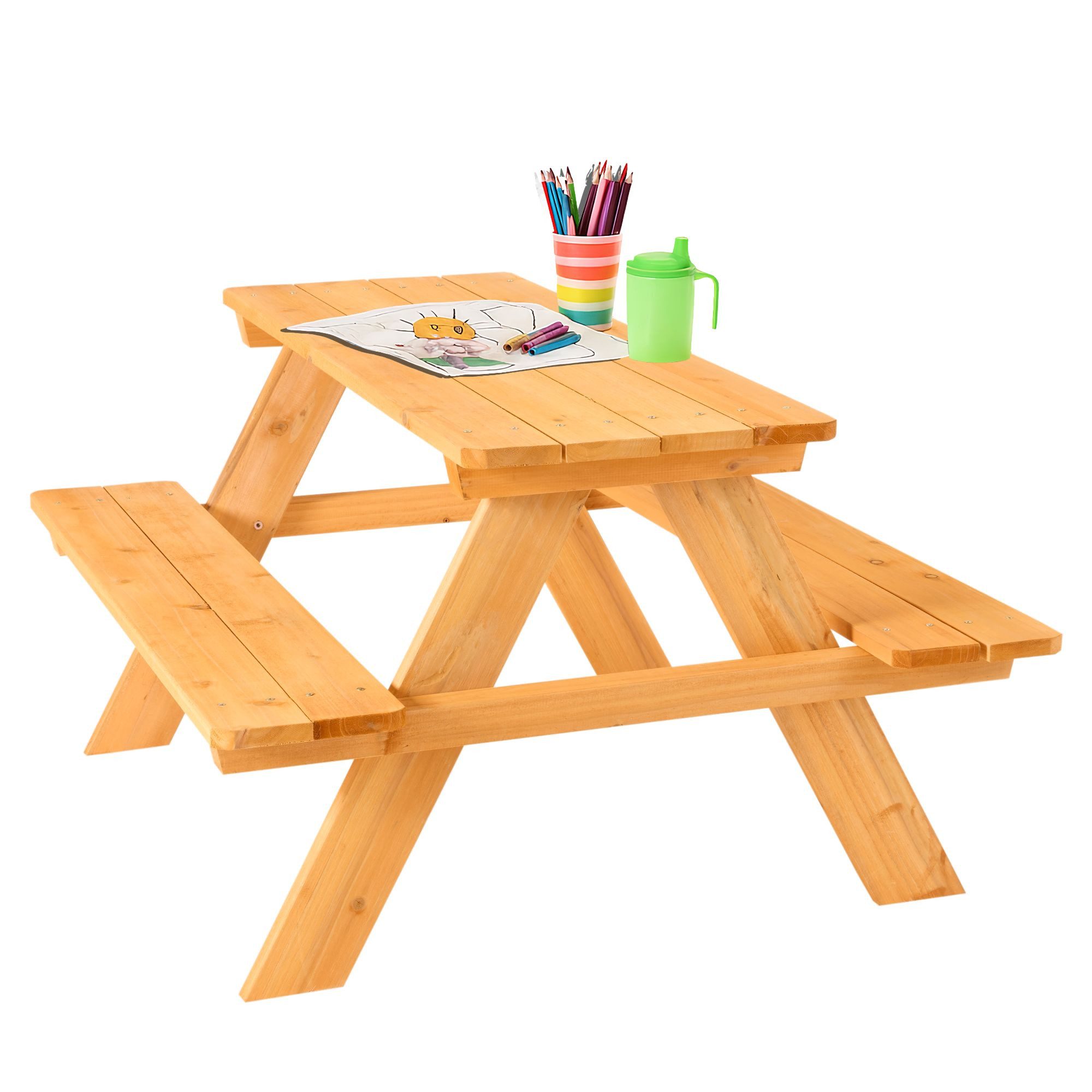 FableKids Kindersitzgruppe Picknicktisch Gartenmöbel für Kinder günstig online kaufen