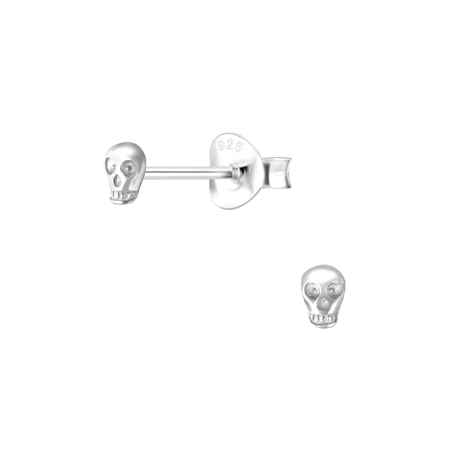 Ohrring-Set Totenkopf Ohrringe 925 Silber