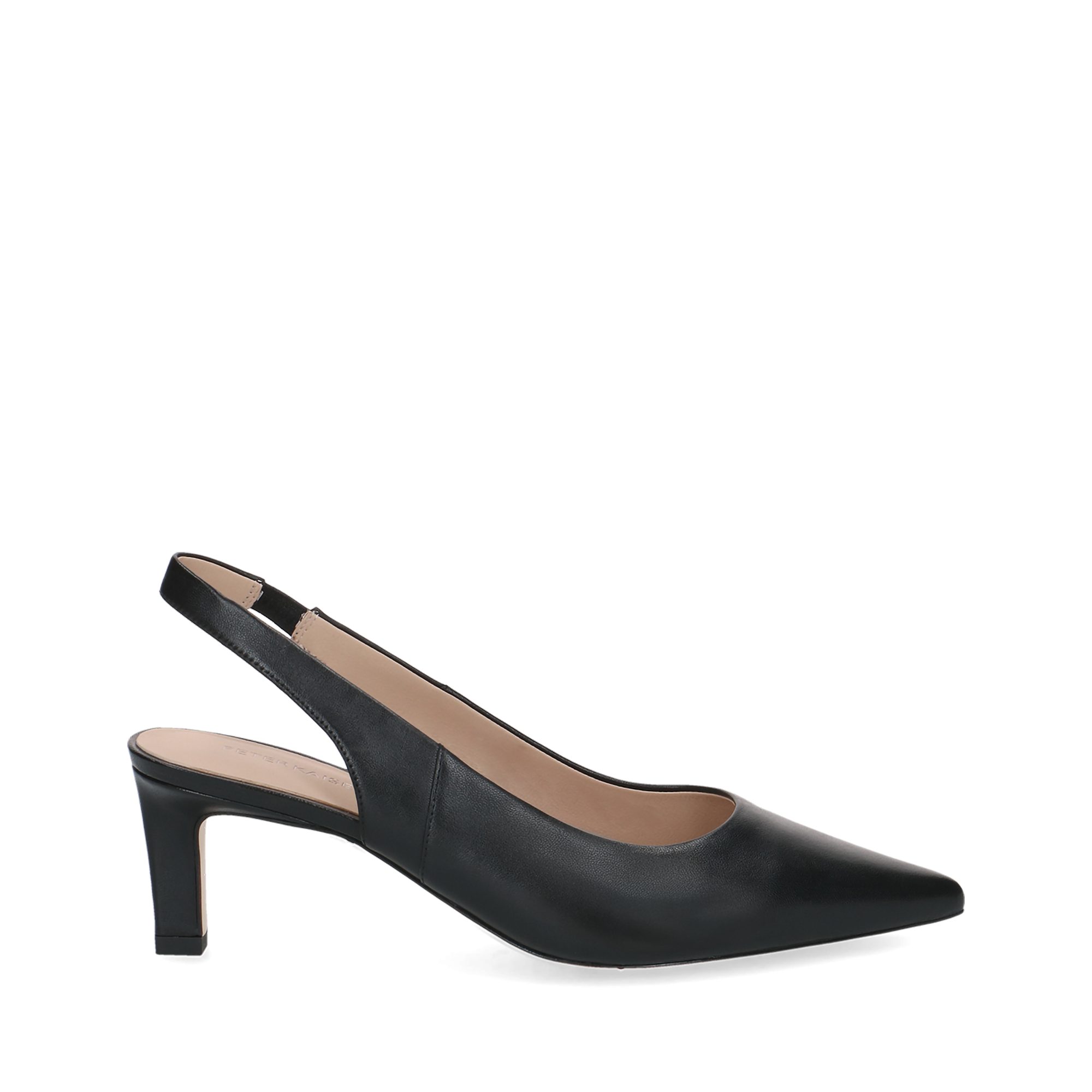 Peter Kaiser Peter Kaiser 79608 022, Peeptoes & Slingpumps, Schwarz, Damen Peeptoepumps