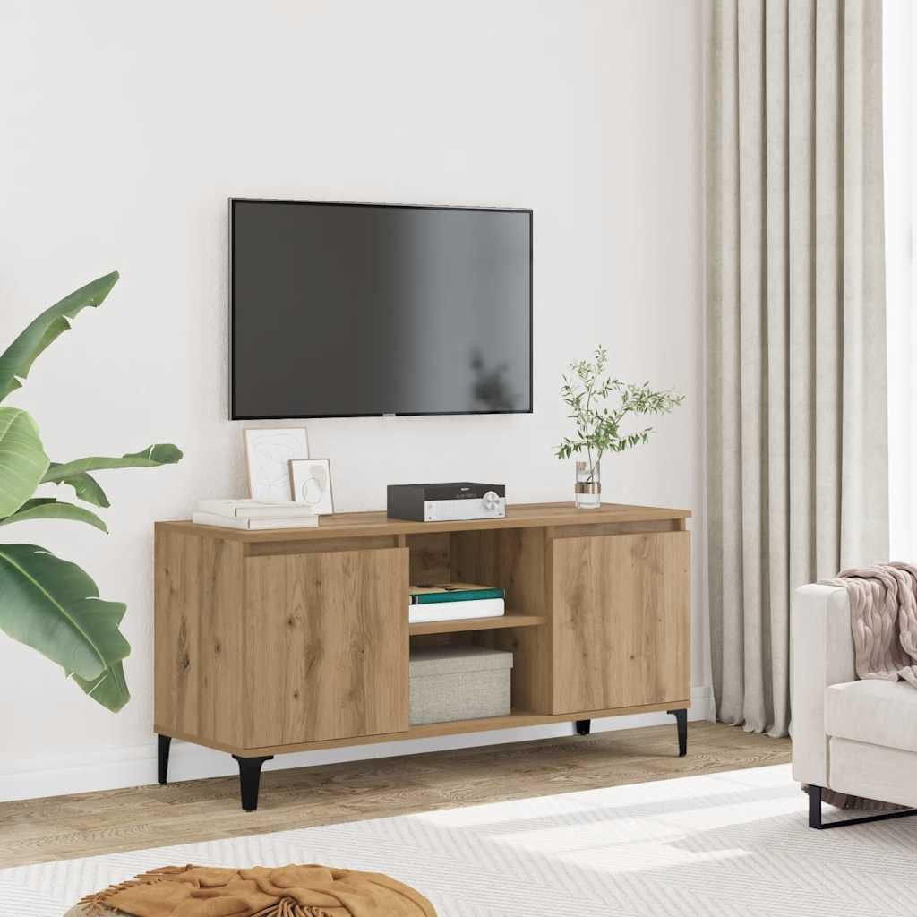 vidaXL TV-Schrank TV-Schrank Artisan-Eiche 102x35x50 cm günstig online kaufen