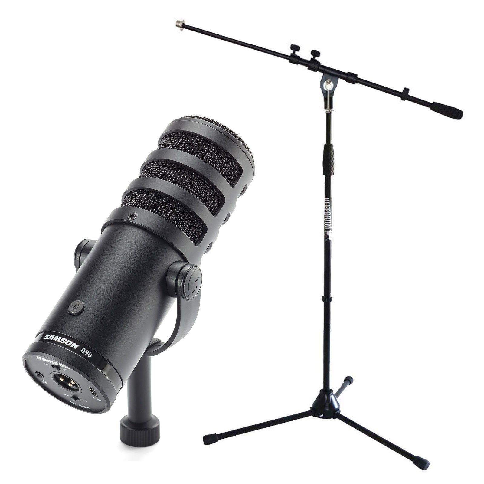 Mikrofon Samson Q9U USB XLR Mikrofon mit Mikrofonständer