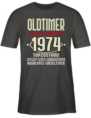 Shirtracer T-Shirt Oldtimer Spezial Modell 1974 Fünfzigster 50. Geburtstag