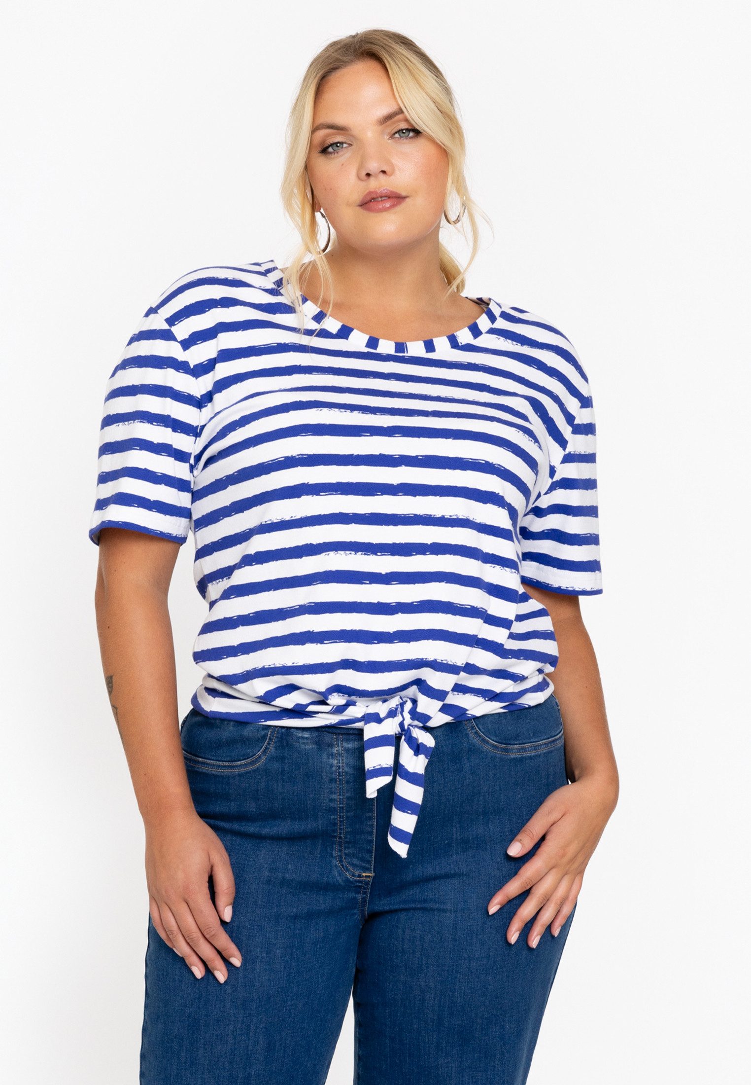 Langarmshirt Damen T-shirt Große Größen