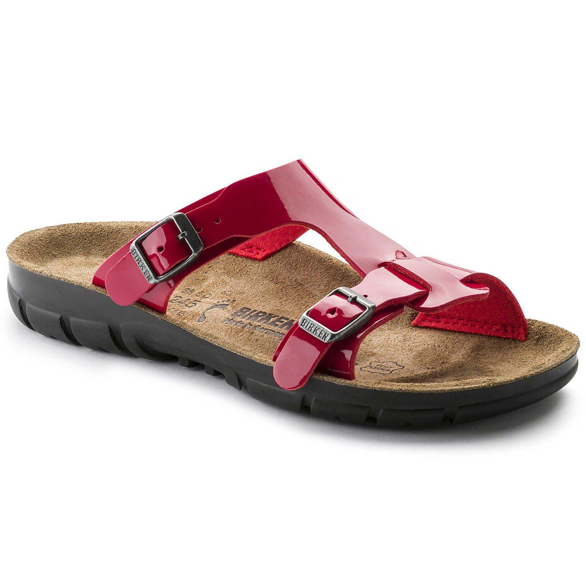 Birkenstock Sandalen Damen Sommer - Sofia - Anatomisches Kork-Latex-Fußbett - Sandale Flache Sandaletten mit modischer T-Spange und verstellbaren Riemen