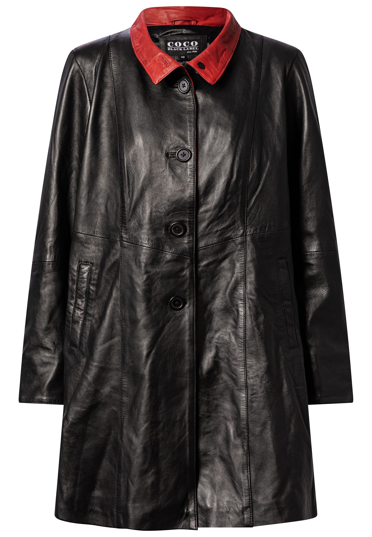 CBL Lederjacke MQ-44787 mit stehkragen günstig online kaufen