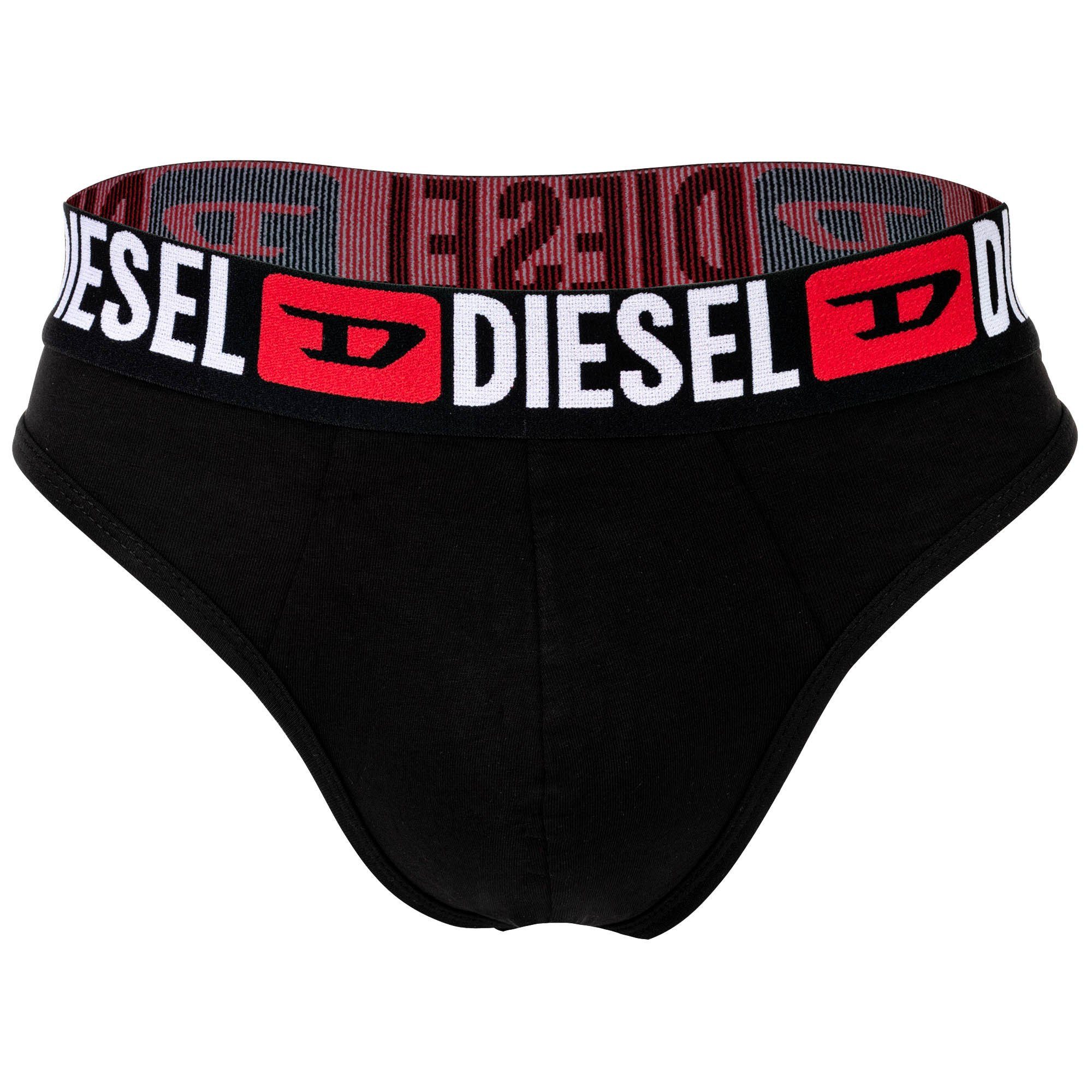 Diesel Tanga Herren String 3er Pack Baumwolle RICK-D-CORE-3PACK (Packung, 3er Pack)