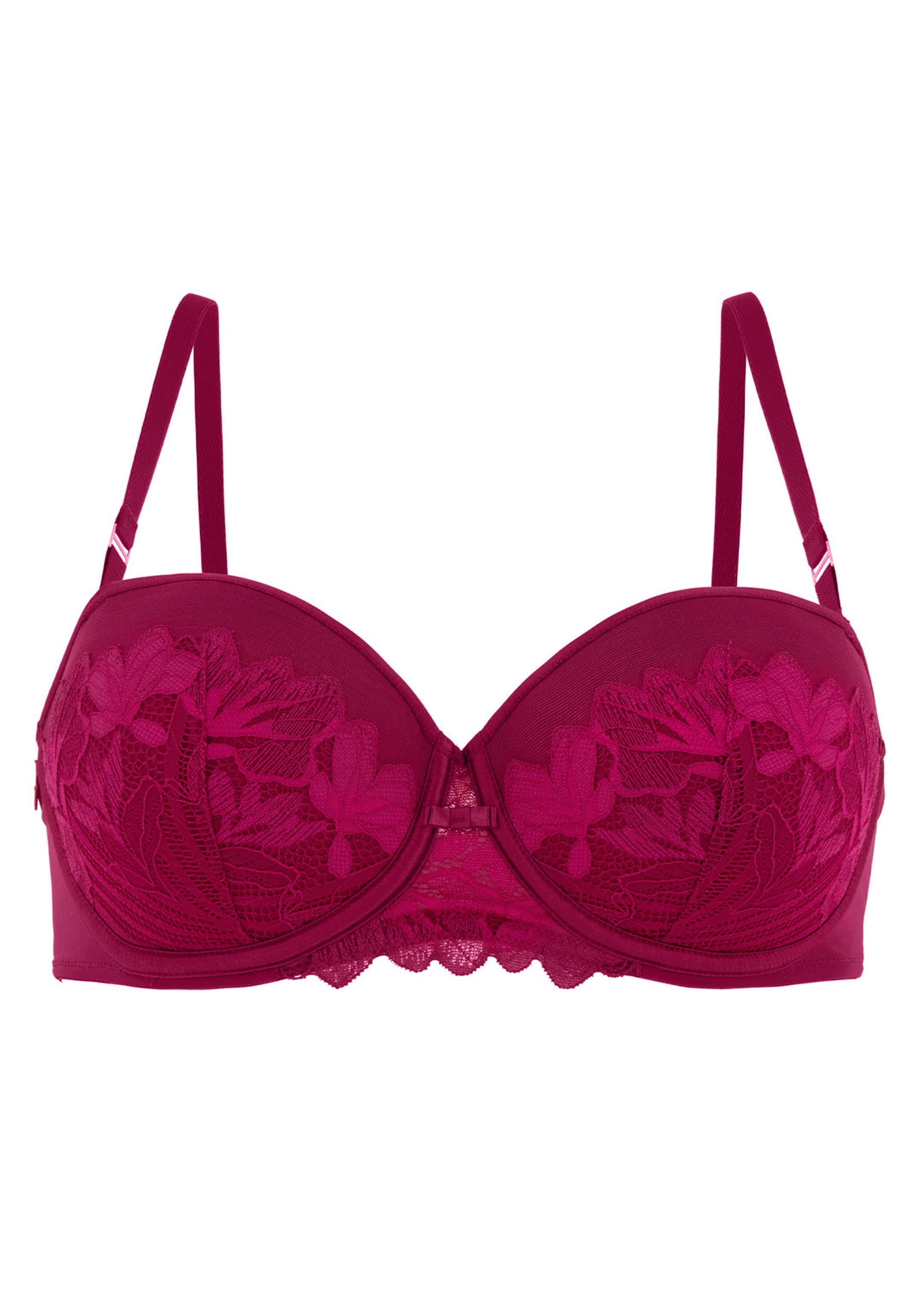 Conturelle T-Shirt-BH Florentine (1-tlg) Balconette-BH - Florale Spitze, Soft Cups mit Bügel, Angenehmer Halt