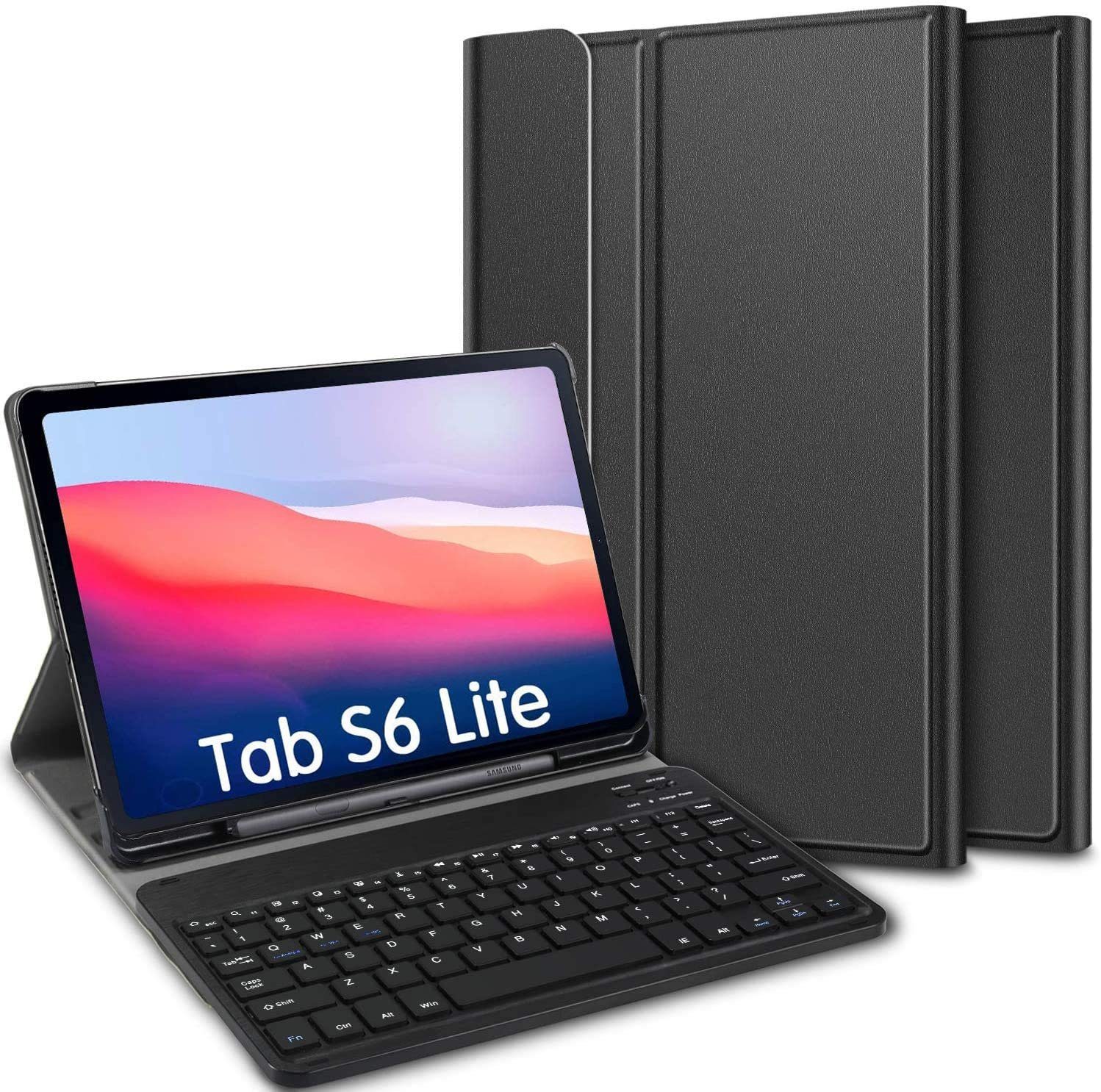IVSO »Tastatur Hülle für Samsung Galaxy Tab S6 Lite (Deutsches QWERTZ),«  Tablet-Tastatur (Ständer PU Schutzhülle mit magnetisch Abnehmbarer  Kabellose Tastatur für Samsung Galaxy Tab S6 Lite 10,4 Zoll 2020) online  kaufen | OTTO