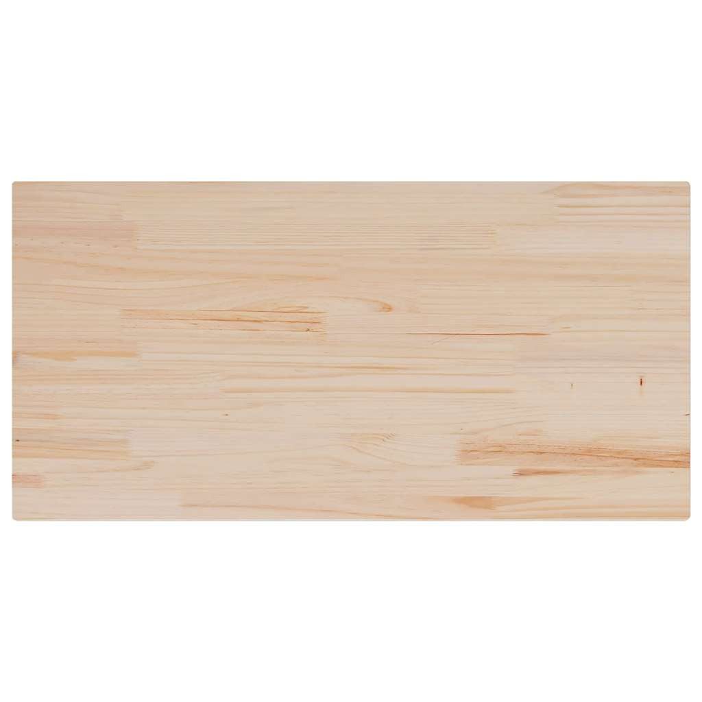 vidaXL Tischplatte Tischplatte 100x50x2,5 cm Rechteckig Massivholz Kiefer (1 St)