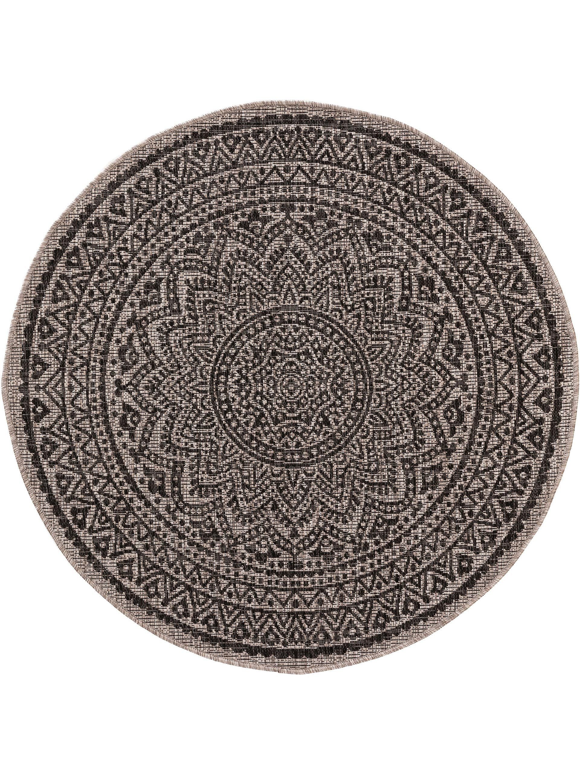 benuta Outdoorteppich Cleo, rund, Höhe: 5 mm, Teppich Wohnzimmer, Schlafzim günstig online kaufen