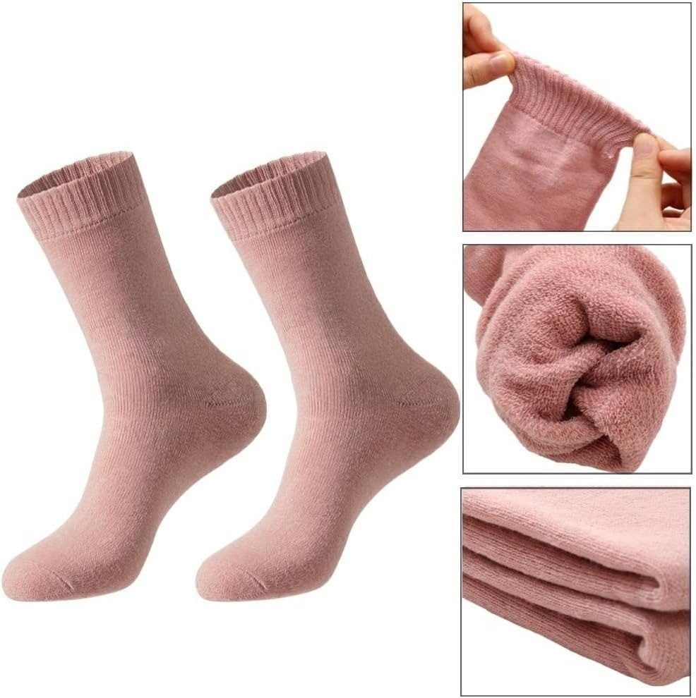 Coonoor Mütze & Schal Strickmützen-Schal-Handschuhe-Socken 4-teiliges Set Winterliches Wärmeset