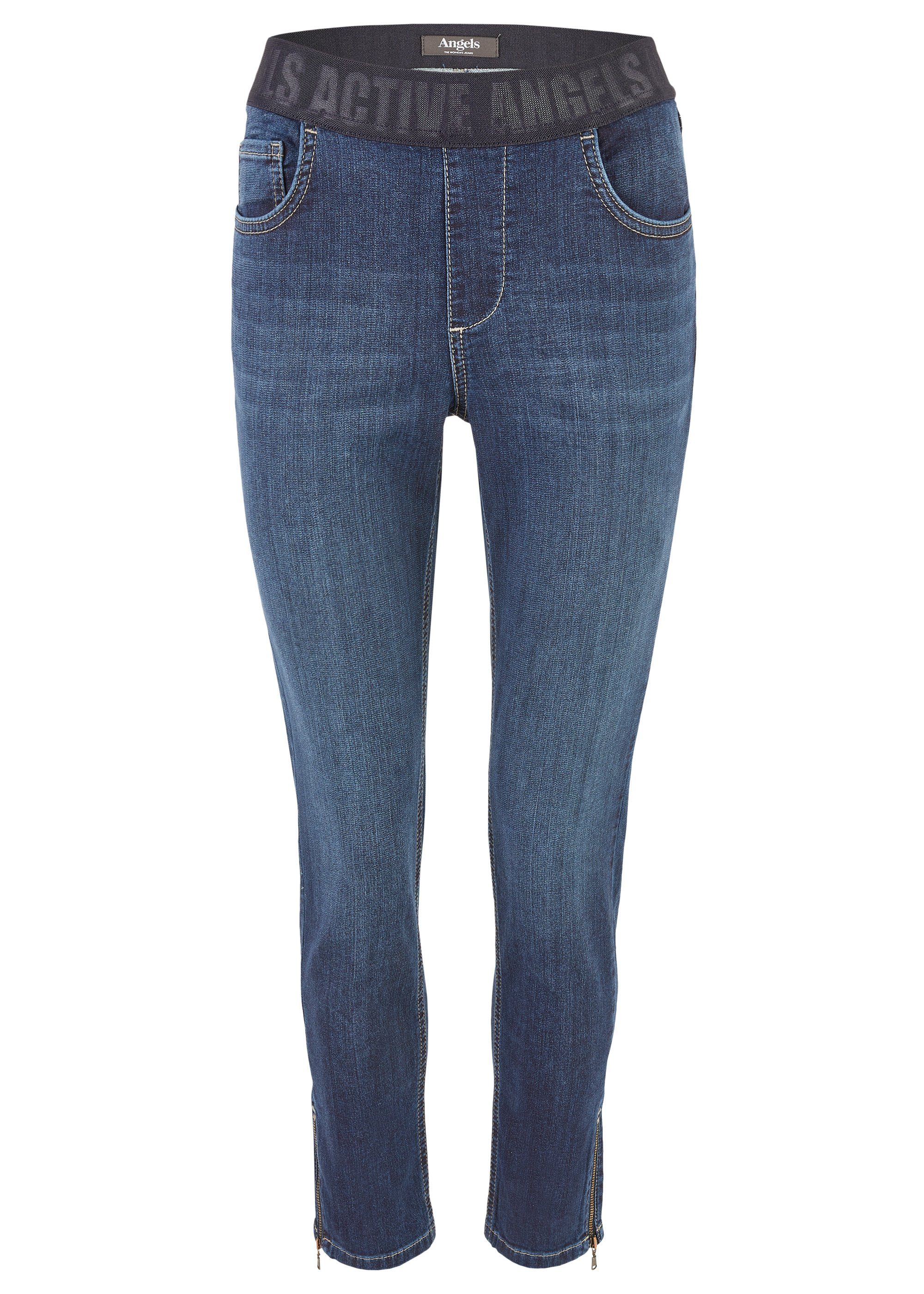 JEANS blue 585 ZIP Stretch-Jeans ANGELS 120500.305 STRETCH SHAPE SKINNY ANGELS used - night