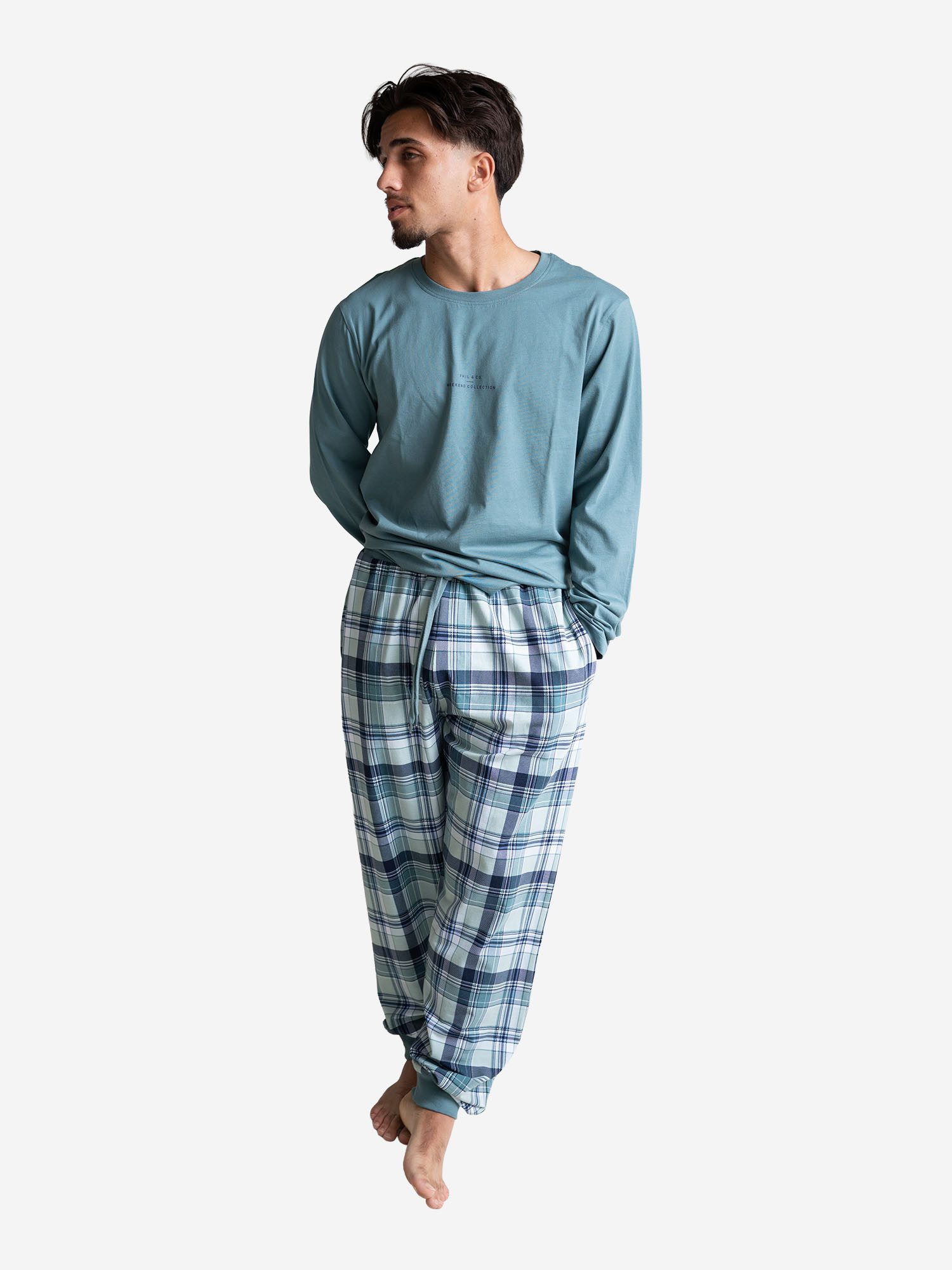 Phil & Co. Pyjama Weekend Collection (2 tlg) Schlafanzug, Pyjama Set