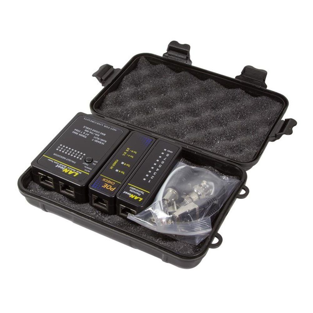 LogiLink Netzwerk Kabeltester mit PoE Finder Netzwerk-Adapter