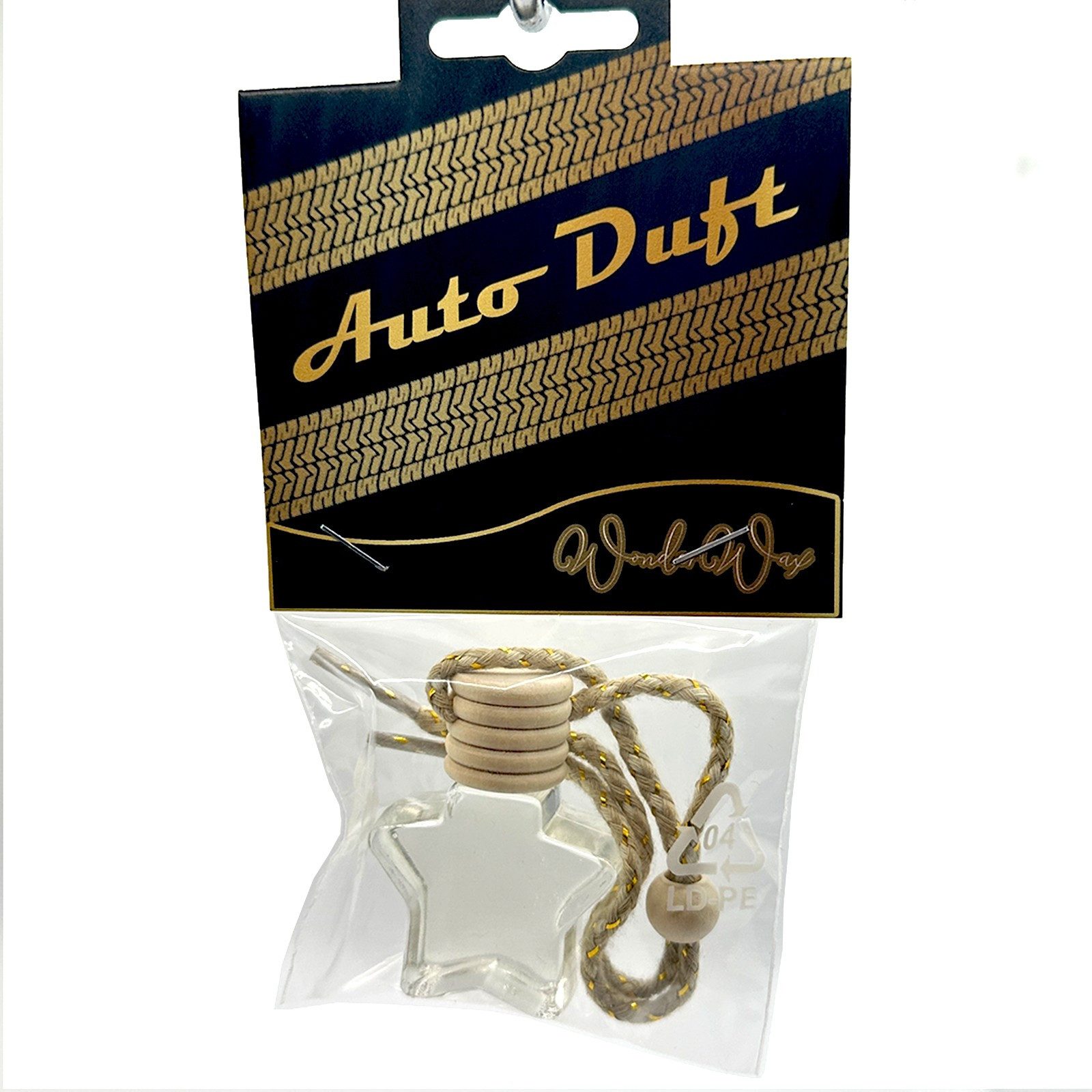 WonderWax Raumduft WonderWax® Autoduft Stern 9 ml, (Nacht des Mannes), Duftrichtung: Die Nacht des Mannes