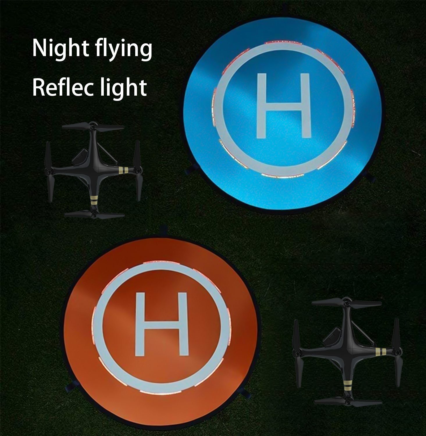 Intirilife Zubehör Drohne (Starten von Nylon) aus und Landen Helikopterstartfläche Drohnen