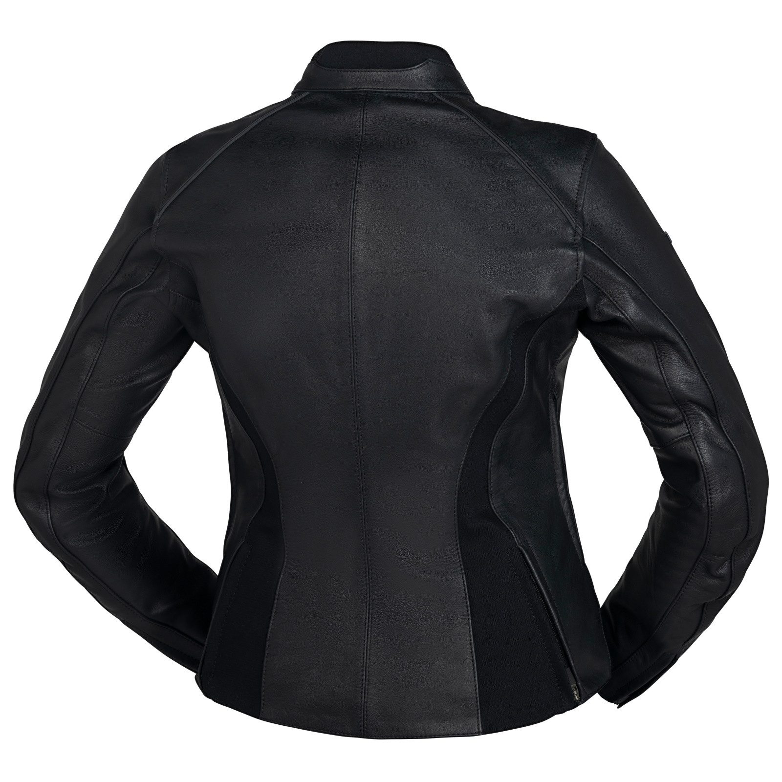 IXS Motorradjacke iXS Aberdeen Lederjacke Damen schwarz atmungsaktiv