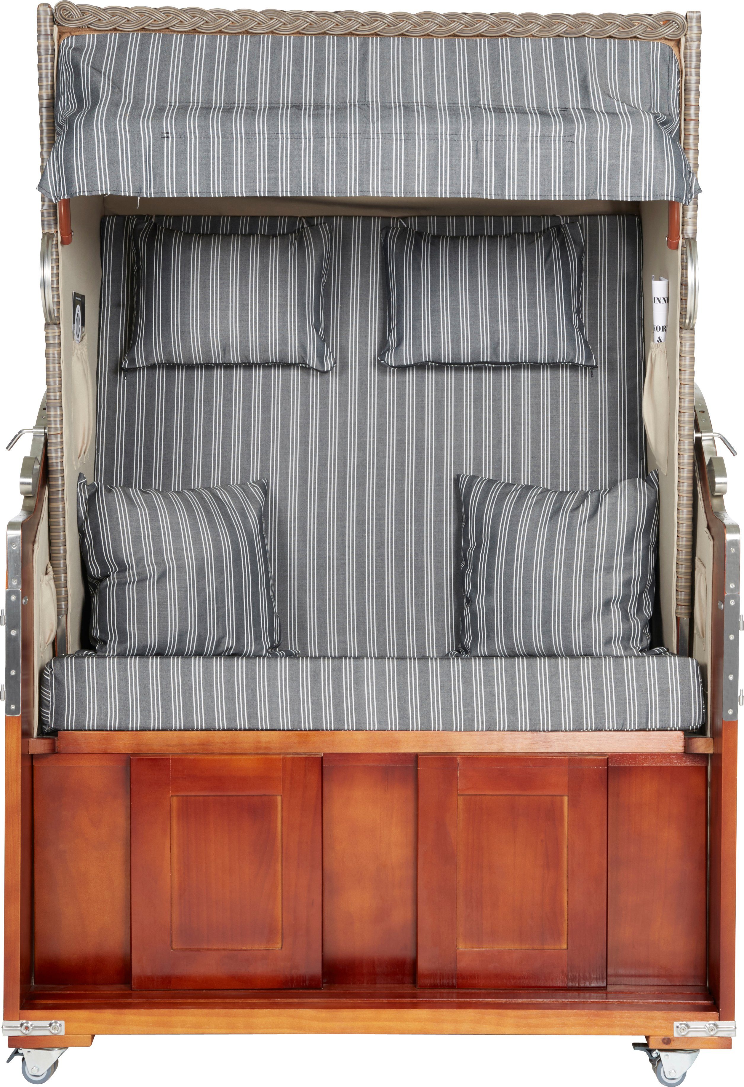 WebaVita Strandkorb Webavita Strandkorb Karibik 2-Sitzer, BxTxH: 123x90x170 günstig online kaufen