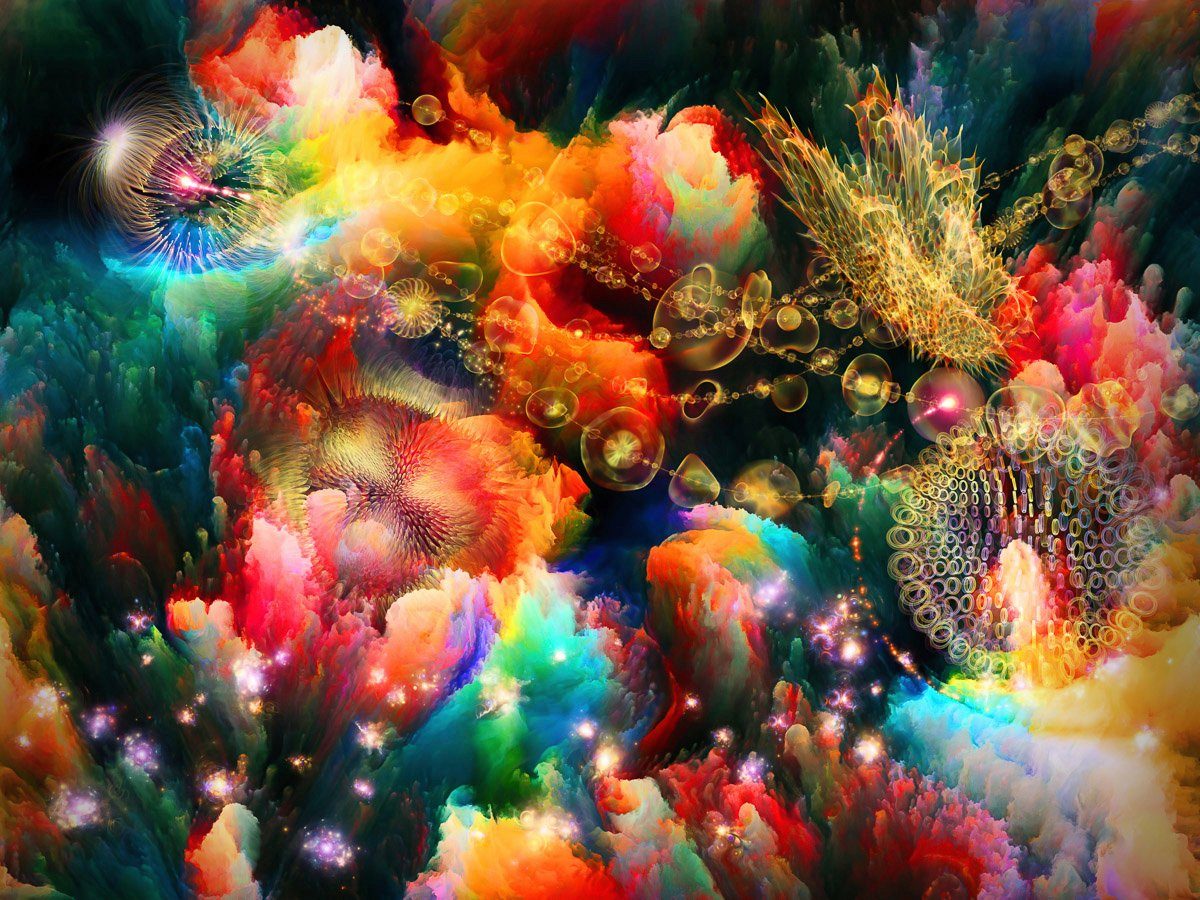 Papermoon Fototapete Abstrakt mit Farben
