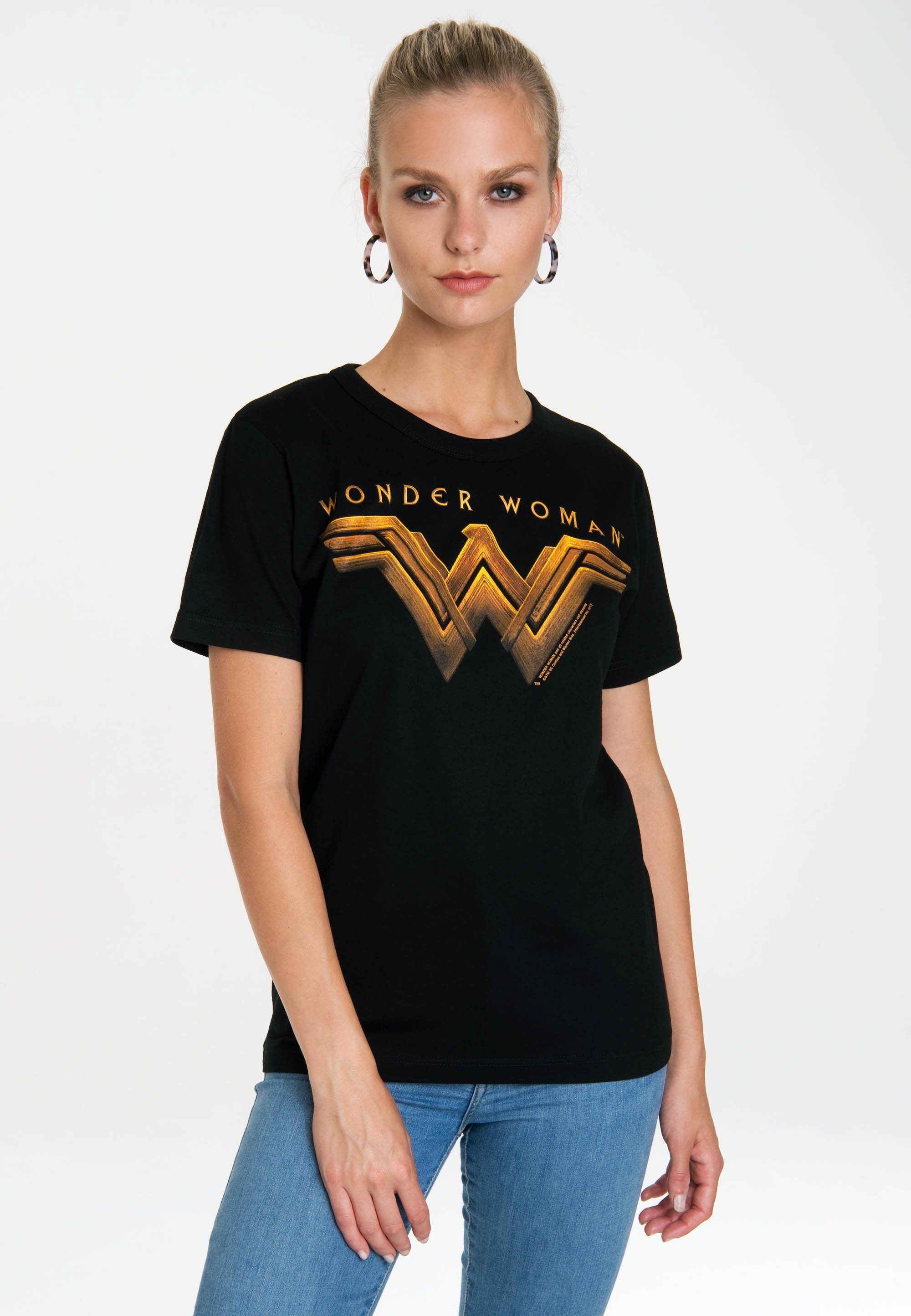 LOGOSHIRT T-Shirt Wonder Woman Movie mit lizenziertem Wonder Woman -Frontprint