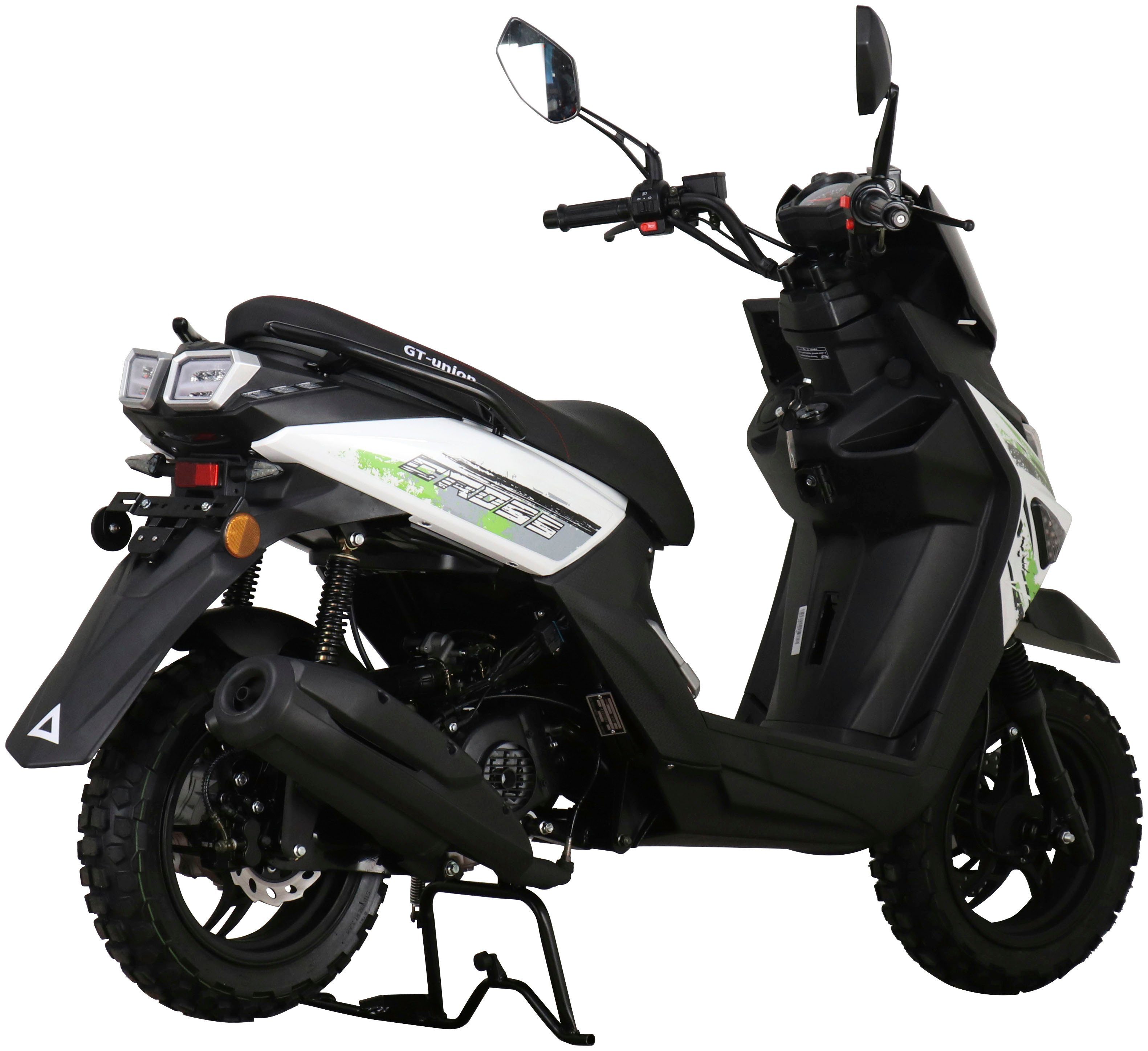 GT km/h, 2.0 weiß/grün 5 50 ccm, 55 Cross-Concept 50-25, UNION Mofaroller 25 PX Euro