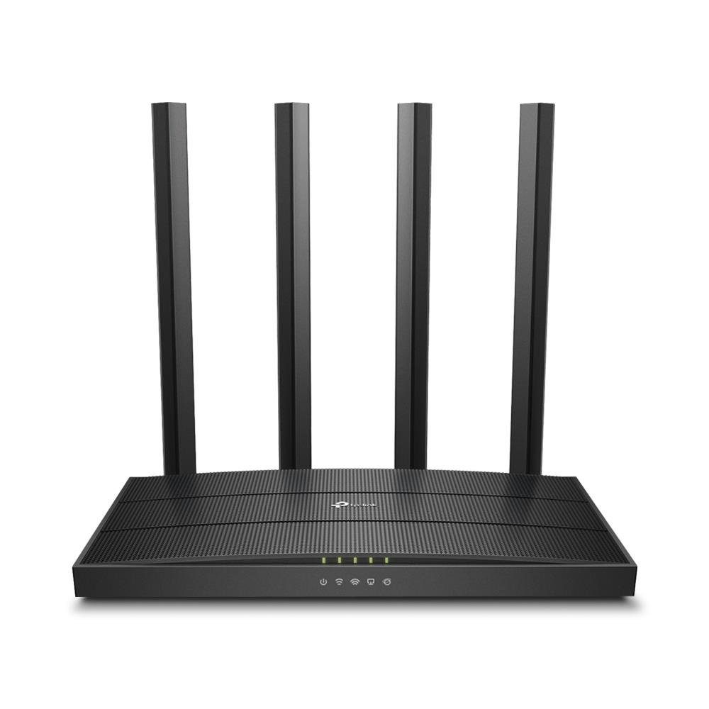 tp-link ARCHER C6 WLAN-Router, Dualband Gigabit, 4x LAN-Port, MU-MIMO IPTV WPA3, 4x externe Antennen