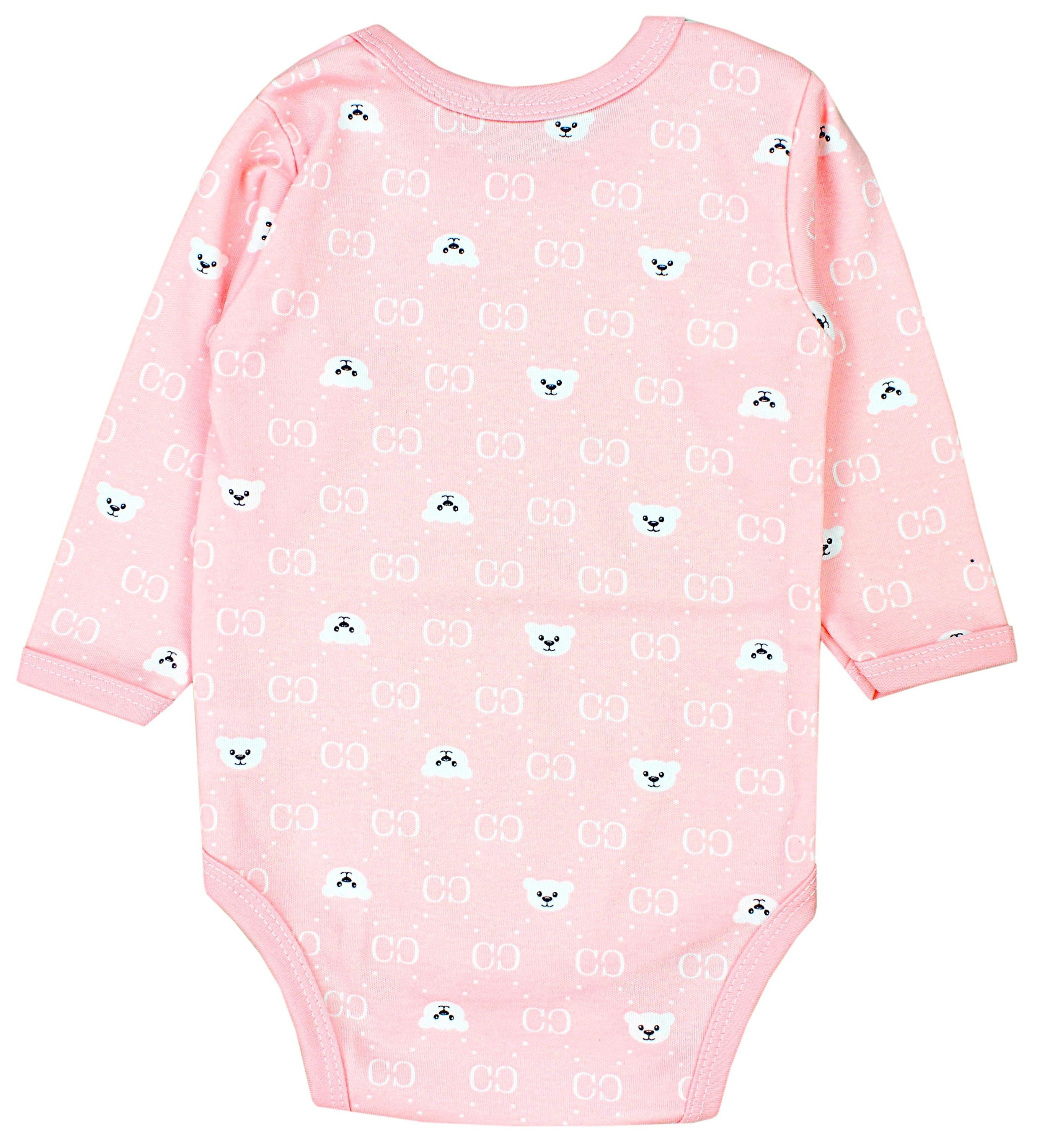 TupTam Langarmbody TupTam Mädchen Baby Body Langarm Unifarben 5er Pack
