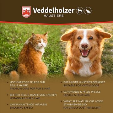 Veddelholzer Garten Fellpflege Kokos Fellpflege Hund & Katze Entfilzungsspray, Hunde Zubehör, 250ml, 250 ml, Sprühflasche