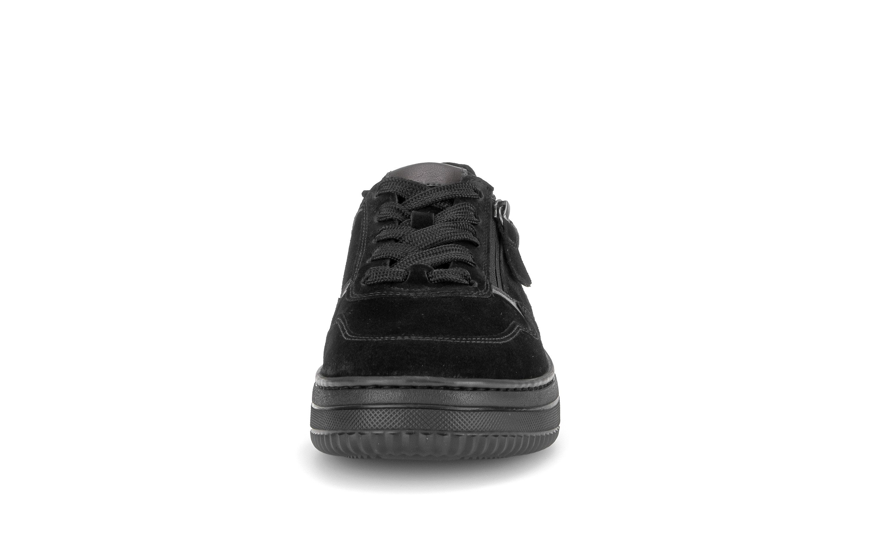 Gabor Plateausneaker Freizeitschuh, Halbschuh, Schnürschuh in Komfortweite K (extraweit)