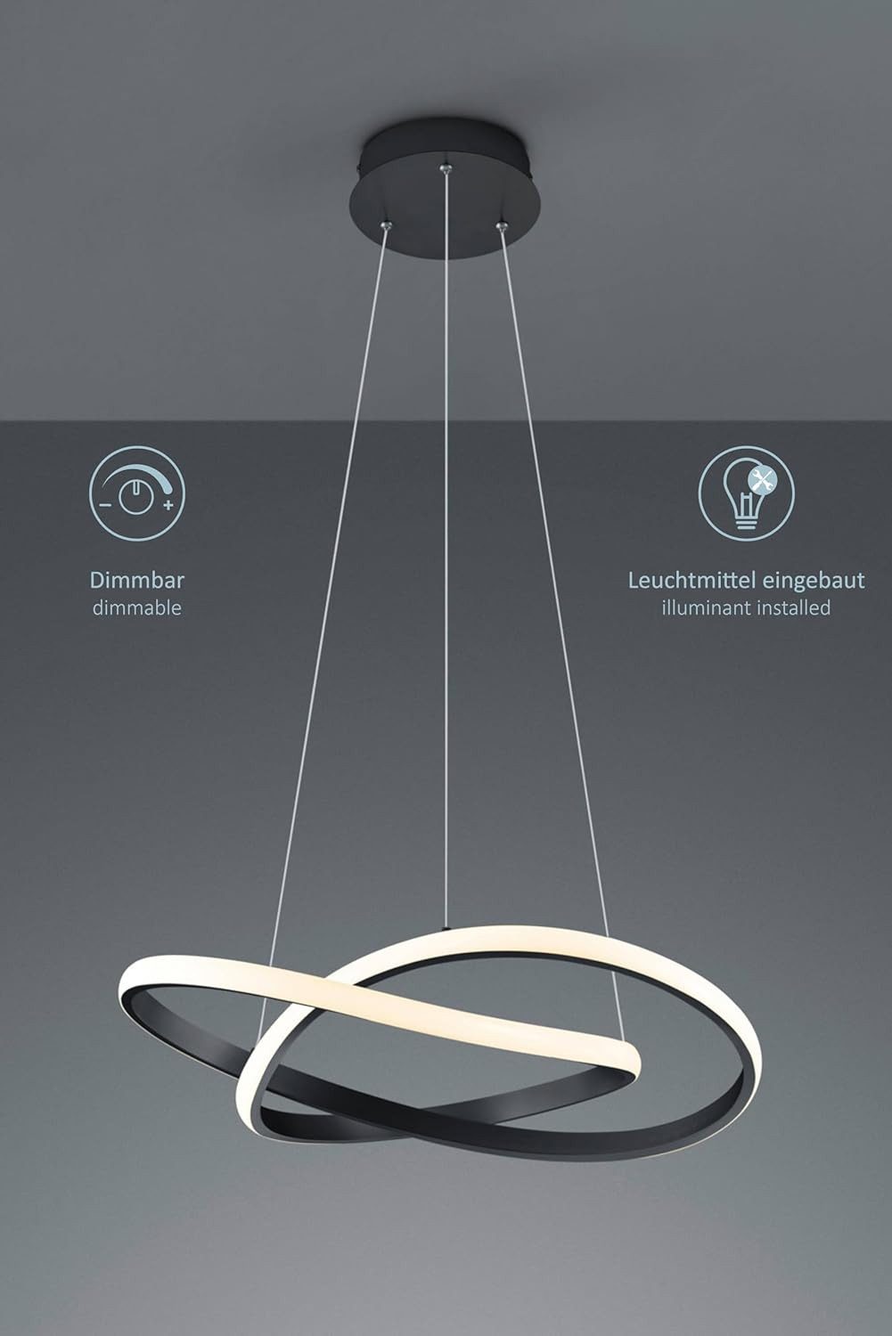 lightling LED Pendelleuchte Wibke, LED fest günstig online kaufen