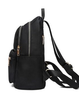 FIDDY Cityrucksack Kleiner leichter Rucksack für Frauen, Reise-Tagesrucksack (Diebstahlschutz Mini Rucksack Geldbörse)