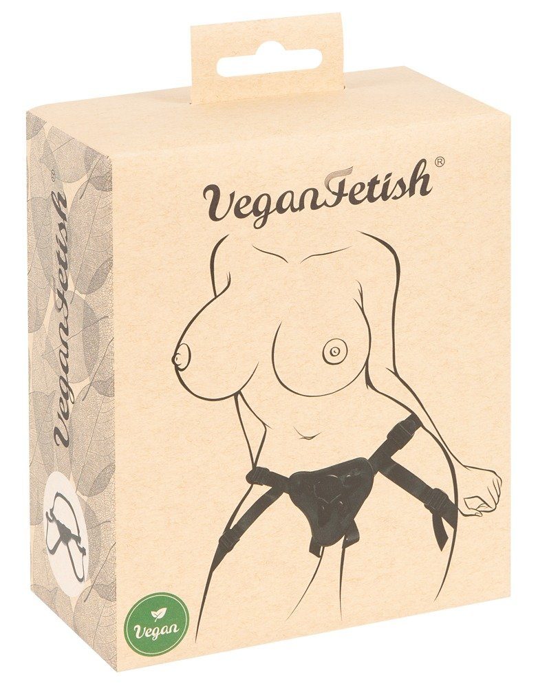 für Inkl. Vegan Einsetzringe Fetish 3 S-L, Strap-on-Dildo Vegan StrapOn Saugfuß-Toys