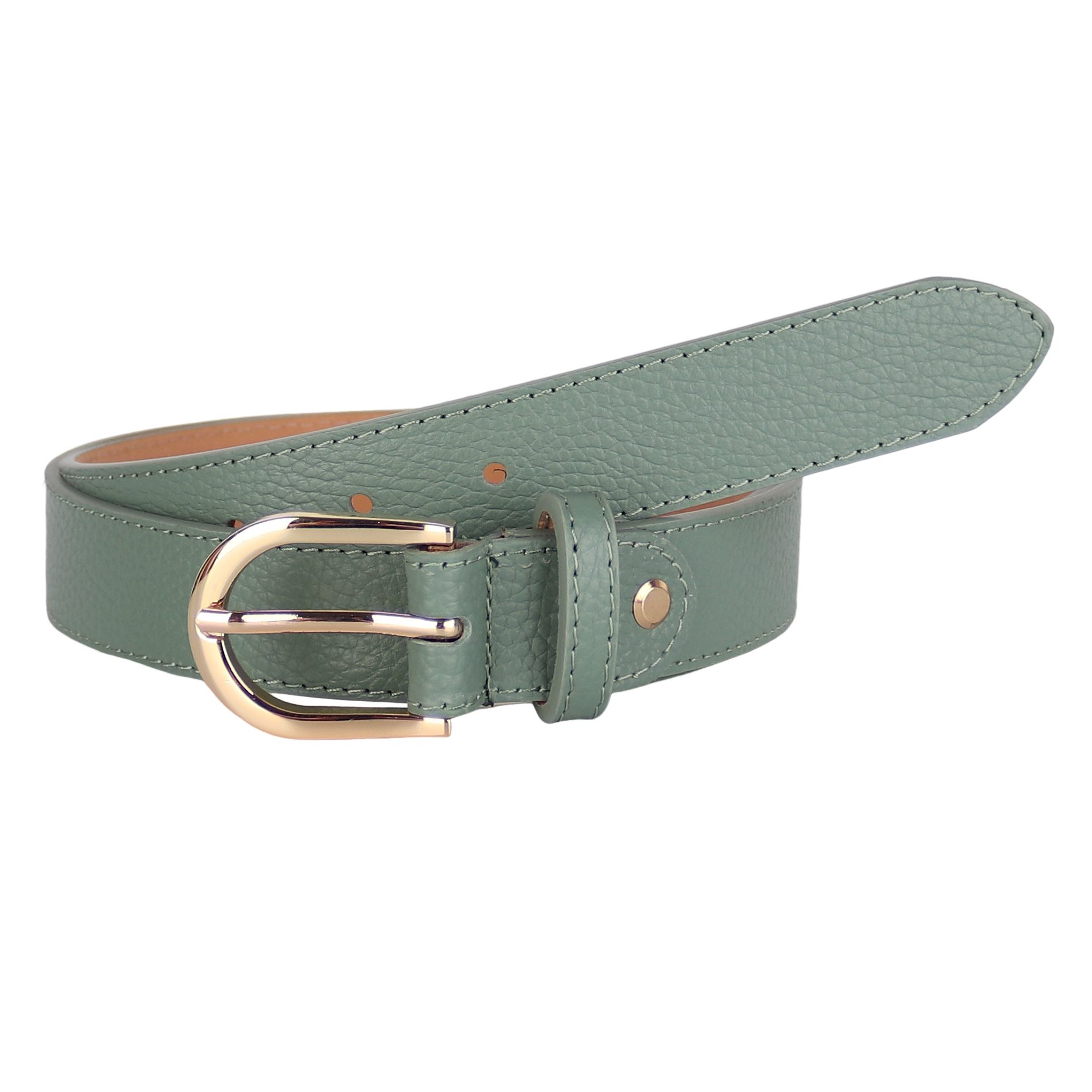 MIRROSI Ledergürtel Damen Herren Ремни, Made in Italy, 3cm breit (Passt fast zu jeder Hosenschlaufe, aus Echtem Leder)
