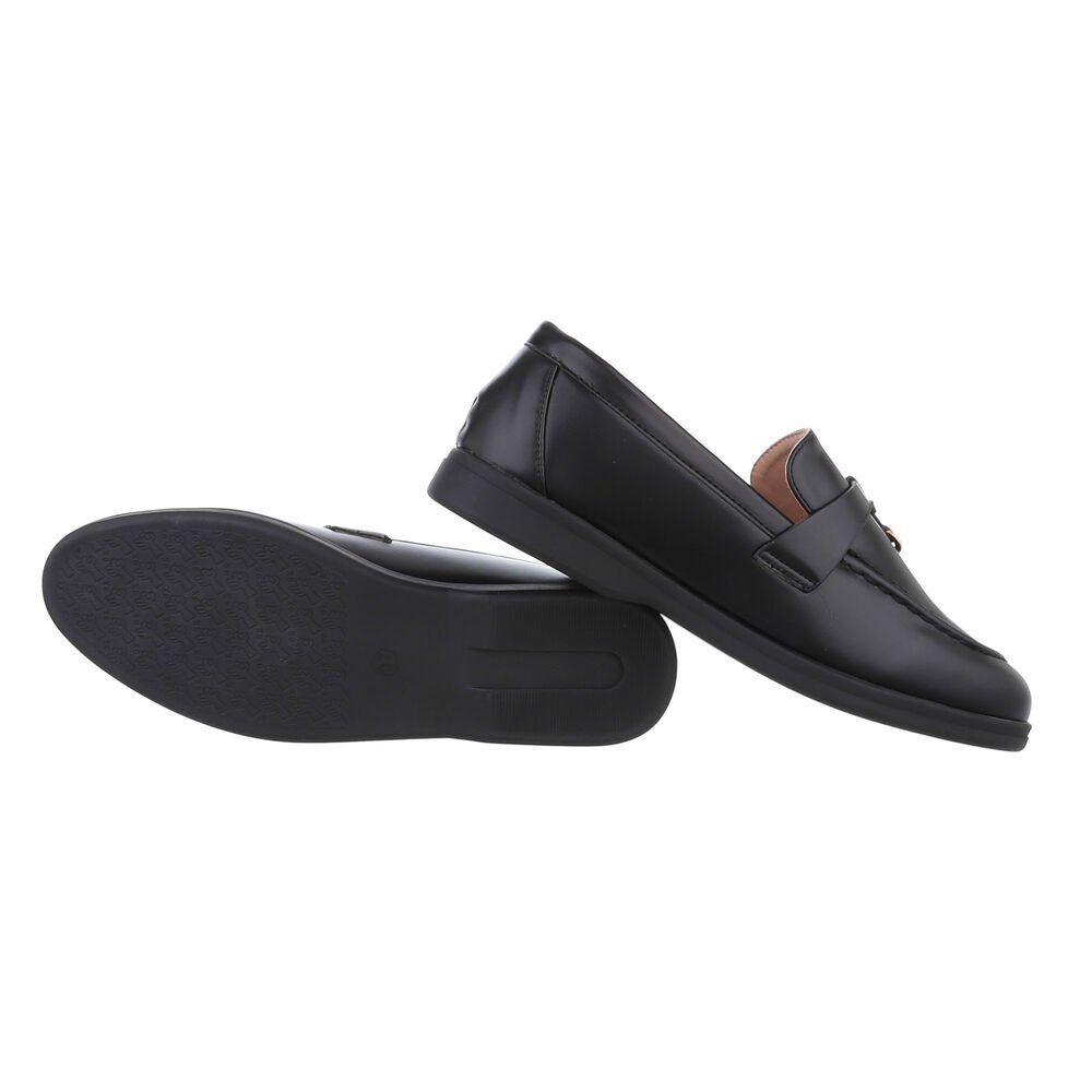 Ital-Design Damen Mokassins Freizeit Slipper Blockabsatz günstig online kaufen