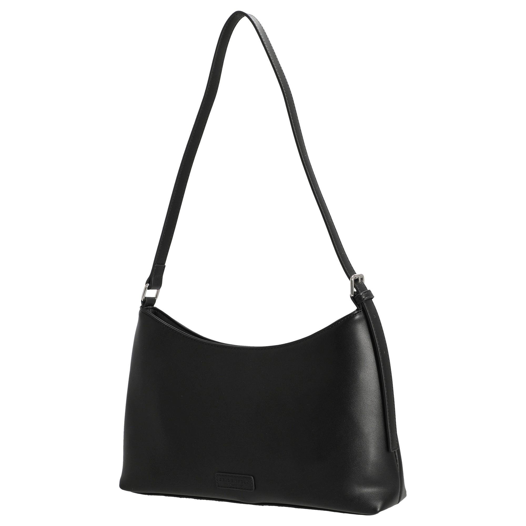 Seidenfelt Manufaktur Umhängetasche Fjone - Schultertasche 32 cm (black)