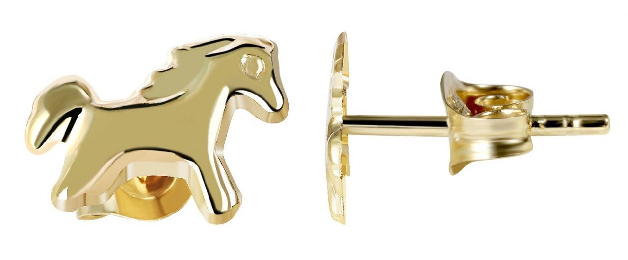 Adelia´s Paar Серьги Neuheit 2025 - Mädchen Серьги-гвоздики aus Gold 333