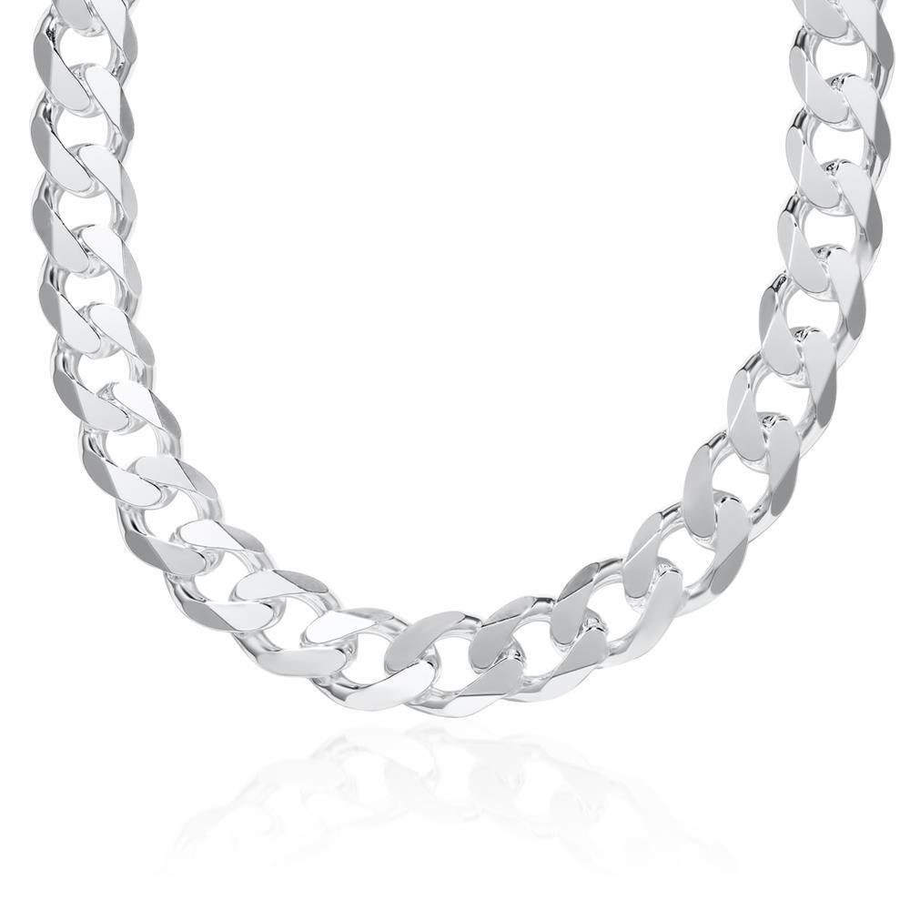 JEWLIX Panzerkette Massive 925 Silber Panzerkette 12mm PK0120 JEWLIX (45cm) günstig online kaufen