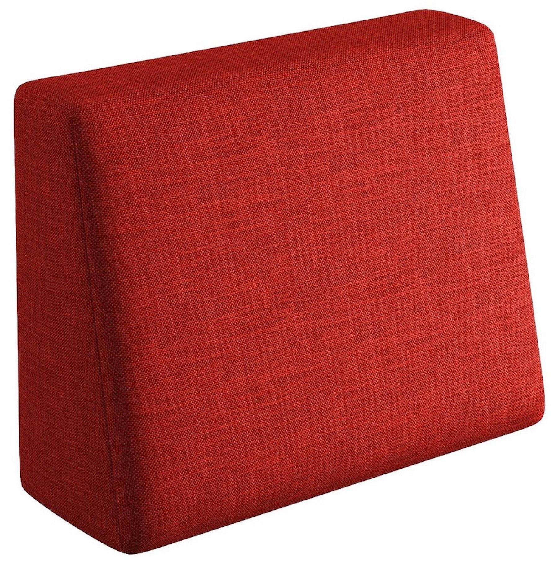 sunnypillow Rückenkissen Palettenkissen mit abnehmbarem Bezug Seitenkissen 60x40x20/10cm, Rot