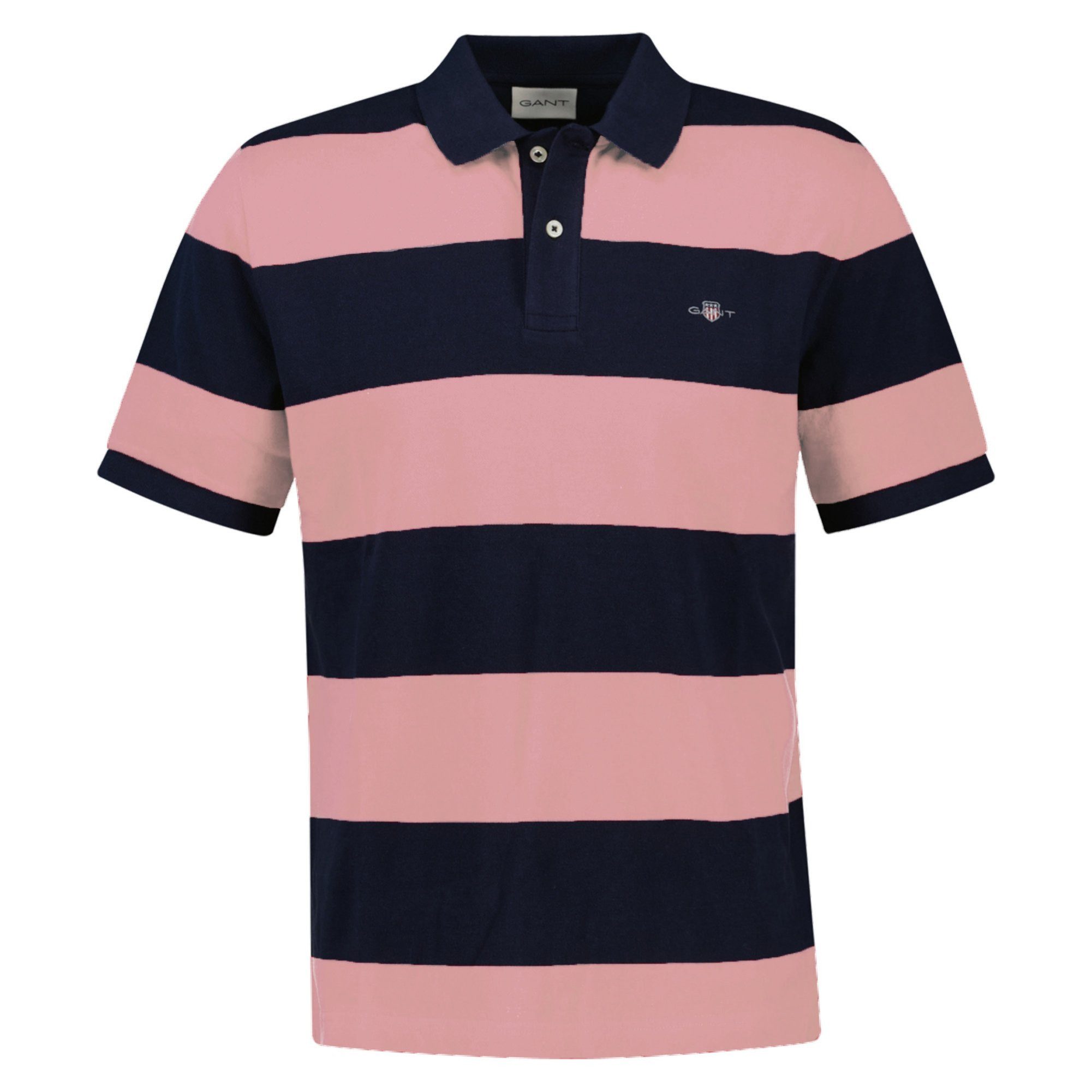 Gant Poloshirt Herren Poloshirt Baumwolle BLOCK STRIPE POLO