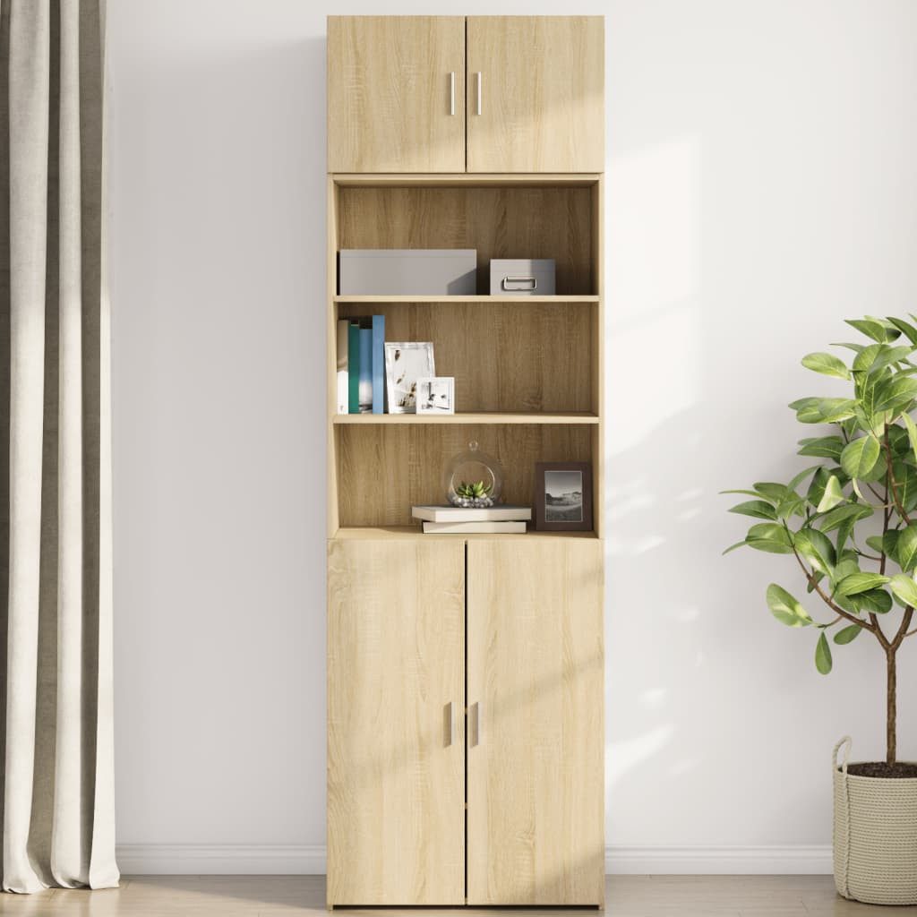 vidaXL Hängeschrank Wandschrank Sonoma-Eiche 70x42,5x40 cm günstig online kaufen