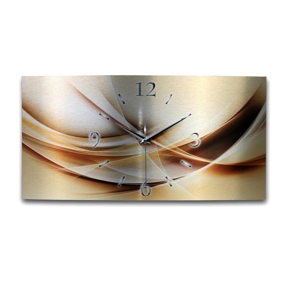 Kreative Feder Funkwanduhr 3D Design-Wanduhr "Abstrakt günstig online kaufen