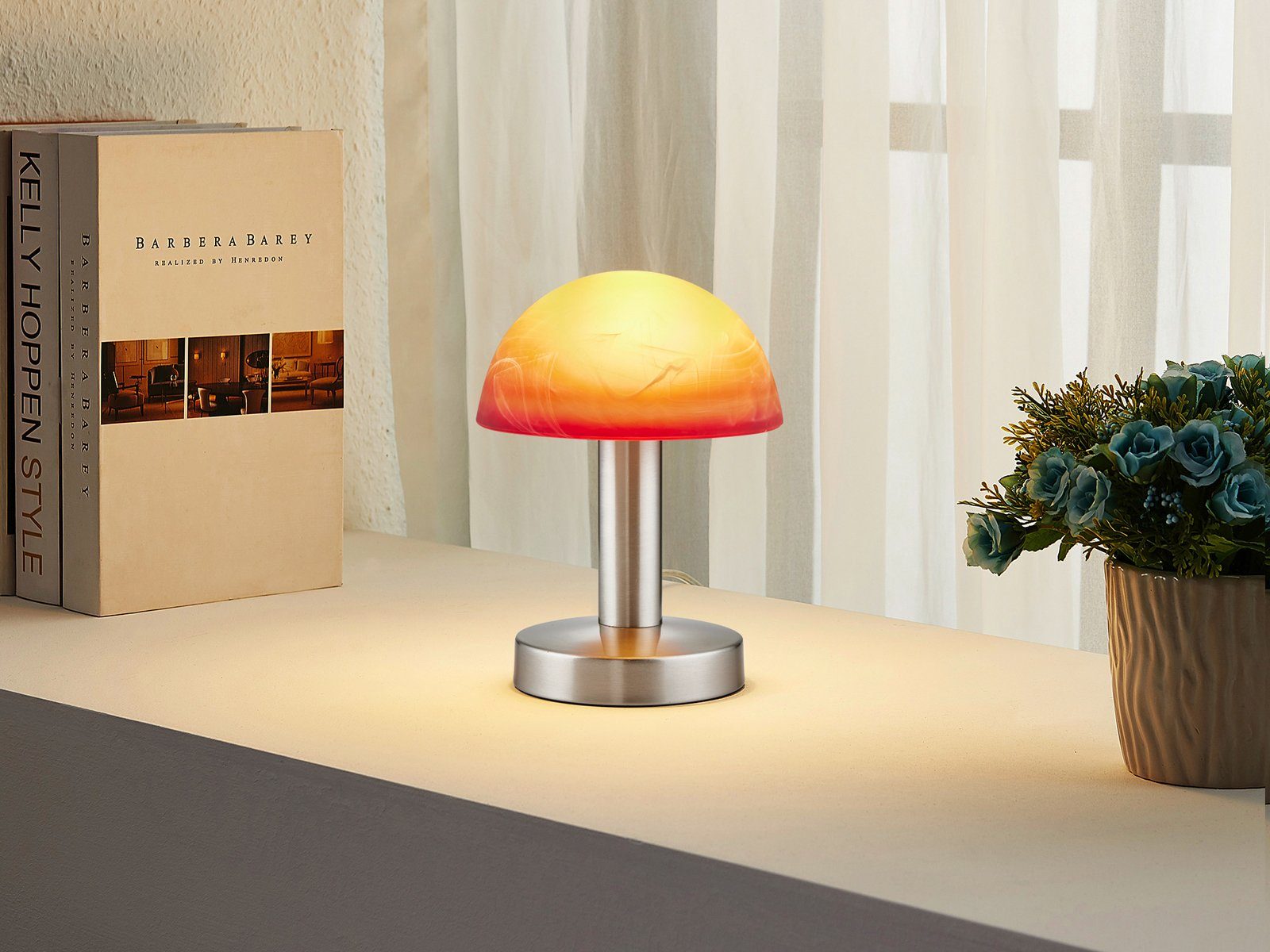 TRIO Leuchten LED Nachttischlampe, Dimmfunktion, LED wechselbar, Warmweiß, günstig online kaufen