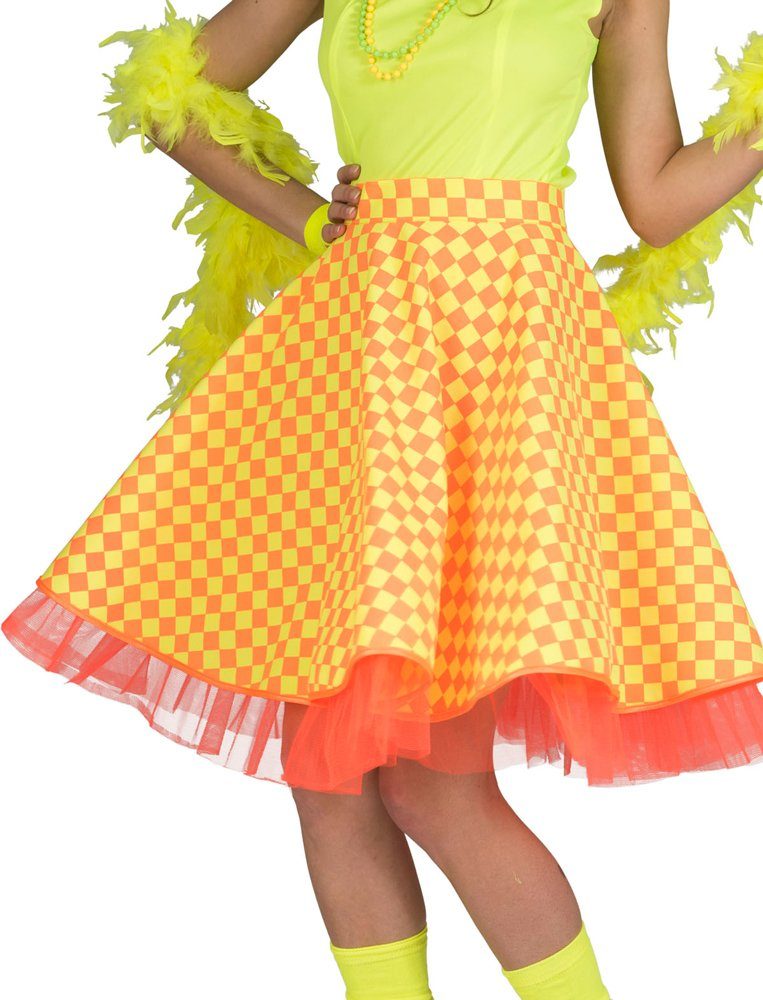 Funny Fashion Kostüm 50er Jahre Kostüm - Damen Tellerrock mit Unterrock
