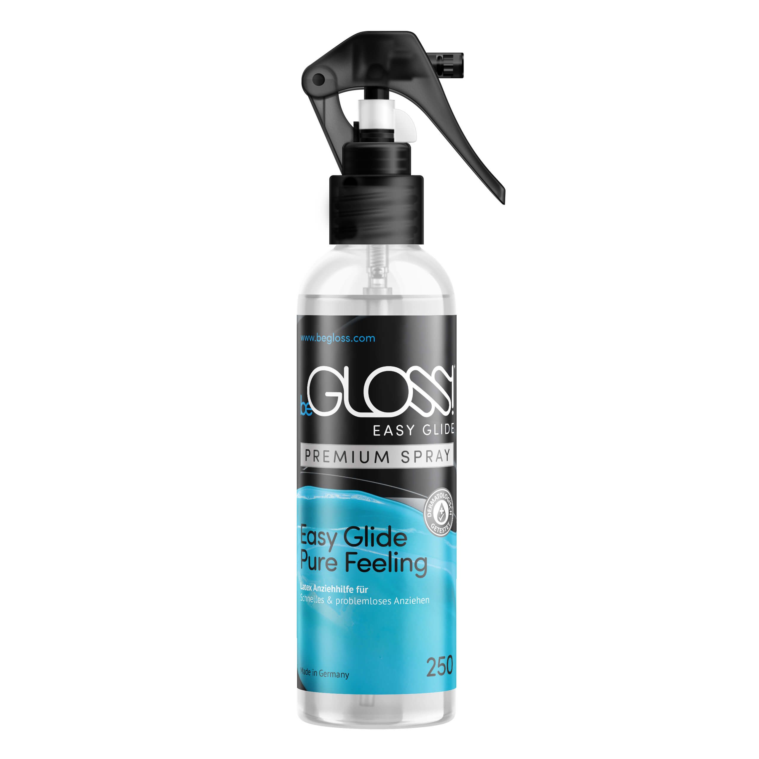 Gleitgel Latex Pflege Anziehhilfe Latexkleidung Easy Glide Premium Spray 250 ML
