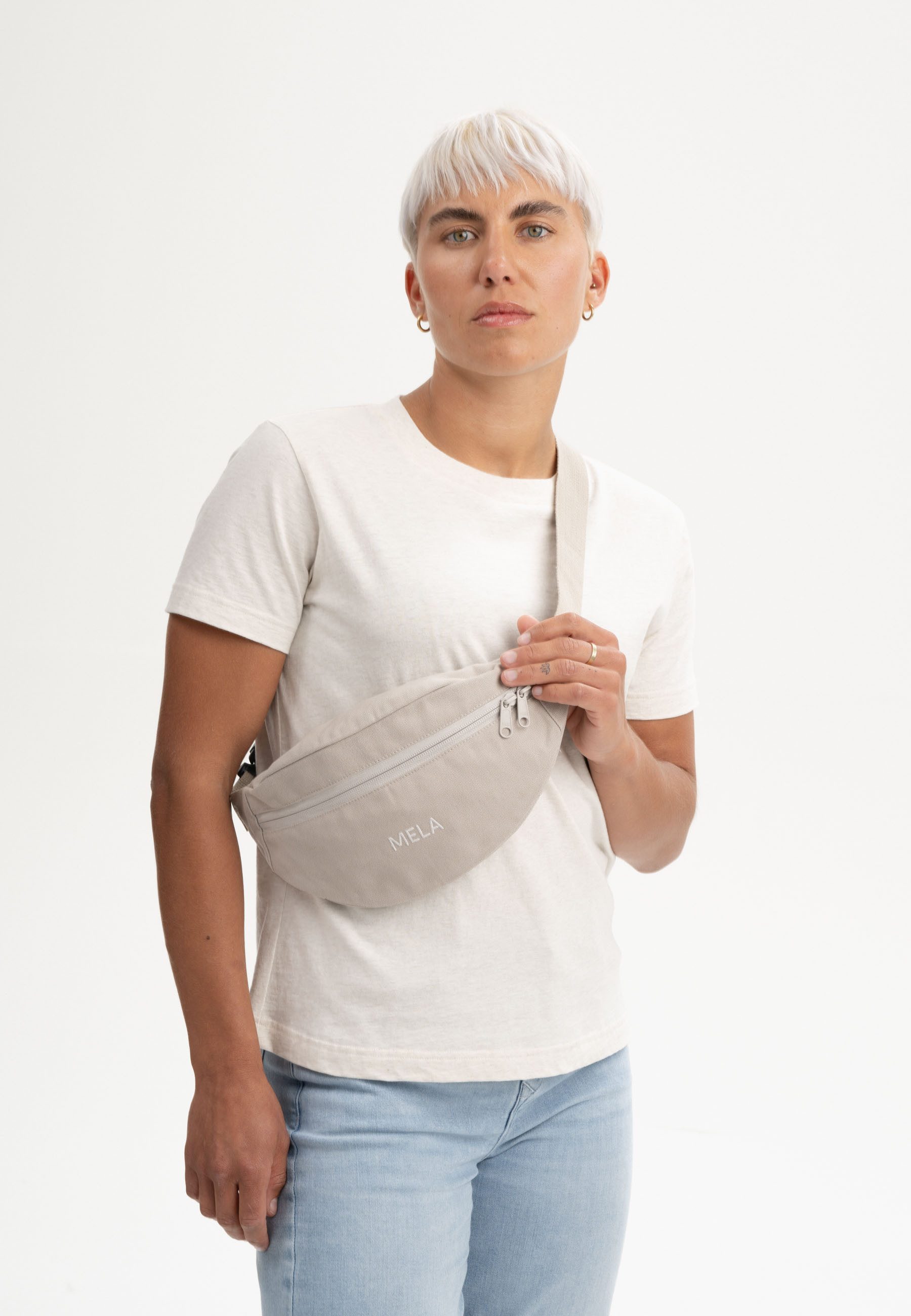 MELA Bauchtasche Hip Bag, Hauptfach mit Reißverschluss