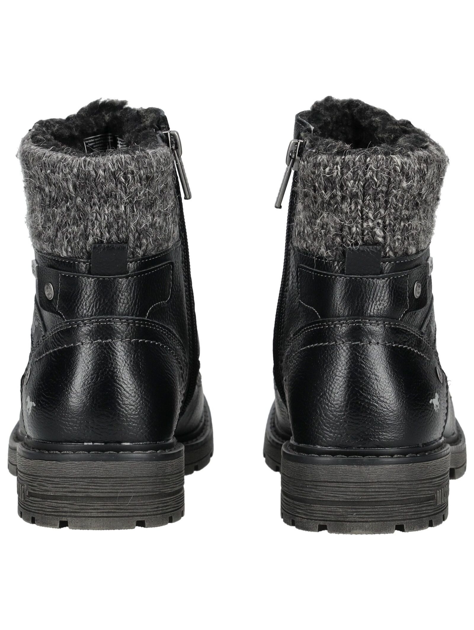 Mustang Shoes Mustang Shoes Stiefelette Lederimitat/Textil Schnürstiefelette – Bild 5 von 5