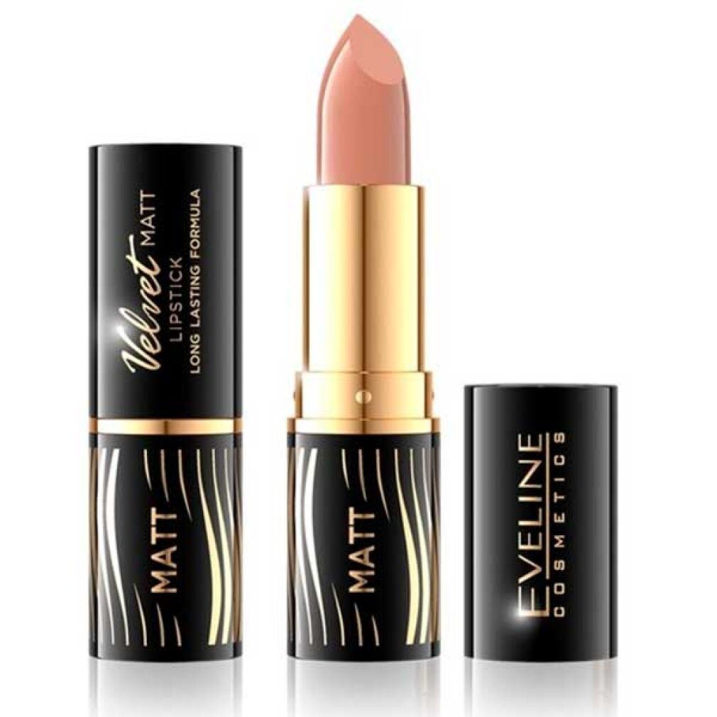 Eveline Cosmetics Lippenstift EVELINE Velvet Matt Lipstick matte Lippenstift 500 Hautfarbe
