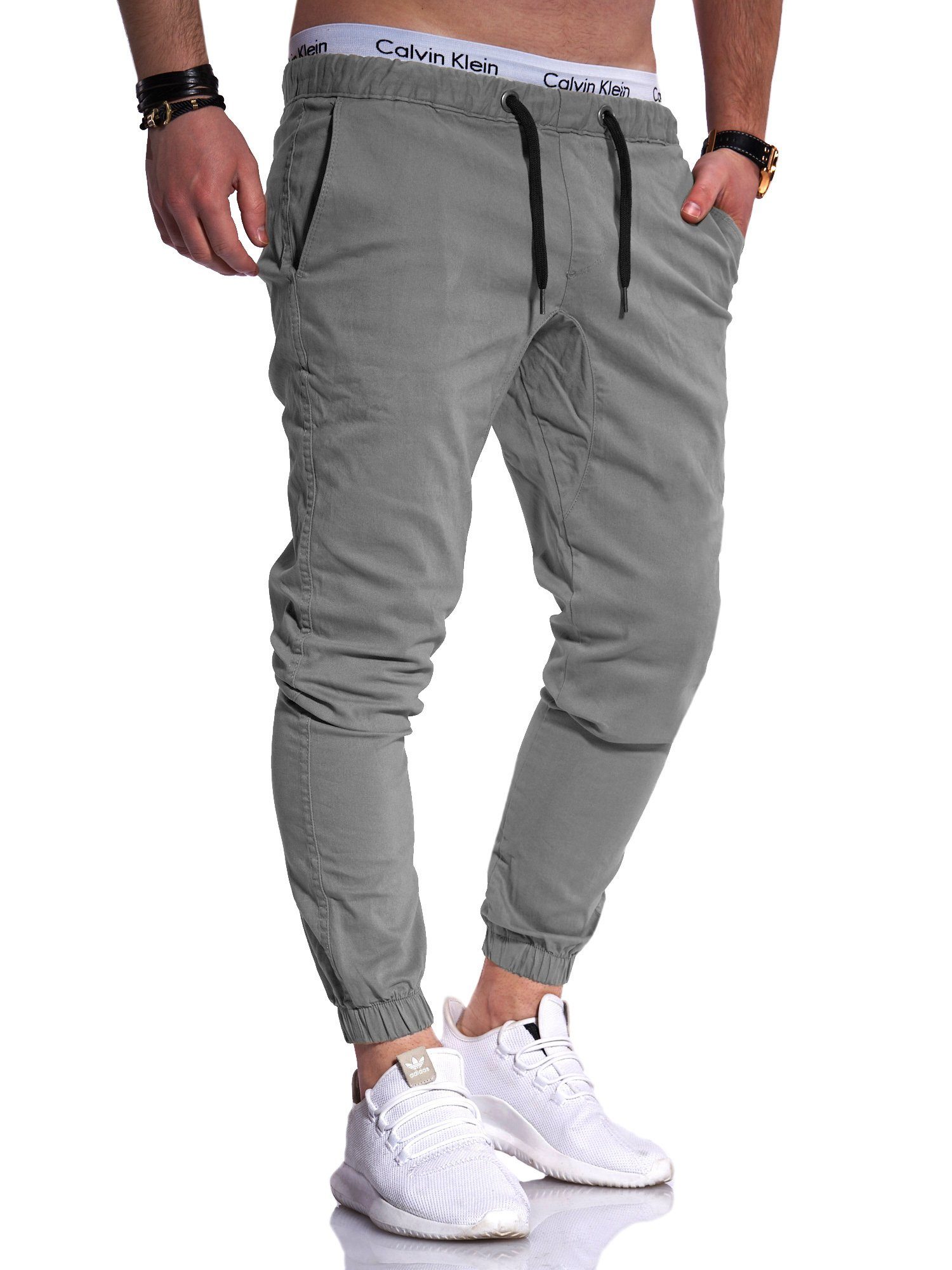 behype Chinohose MPC-60 Jogger-Hose mit elastischem Bund